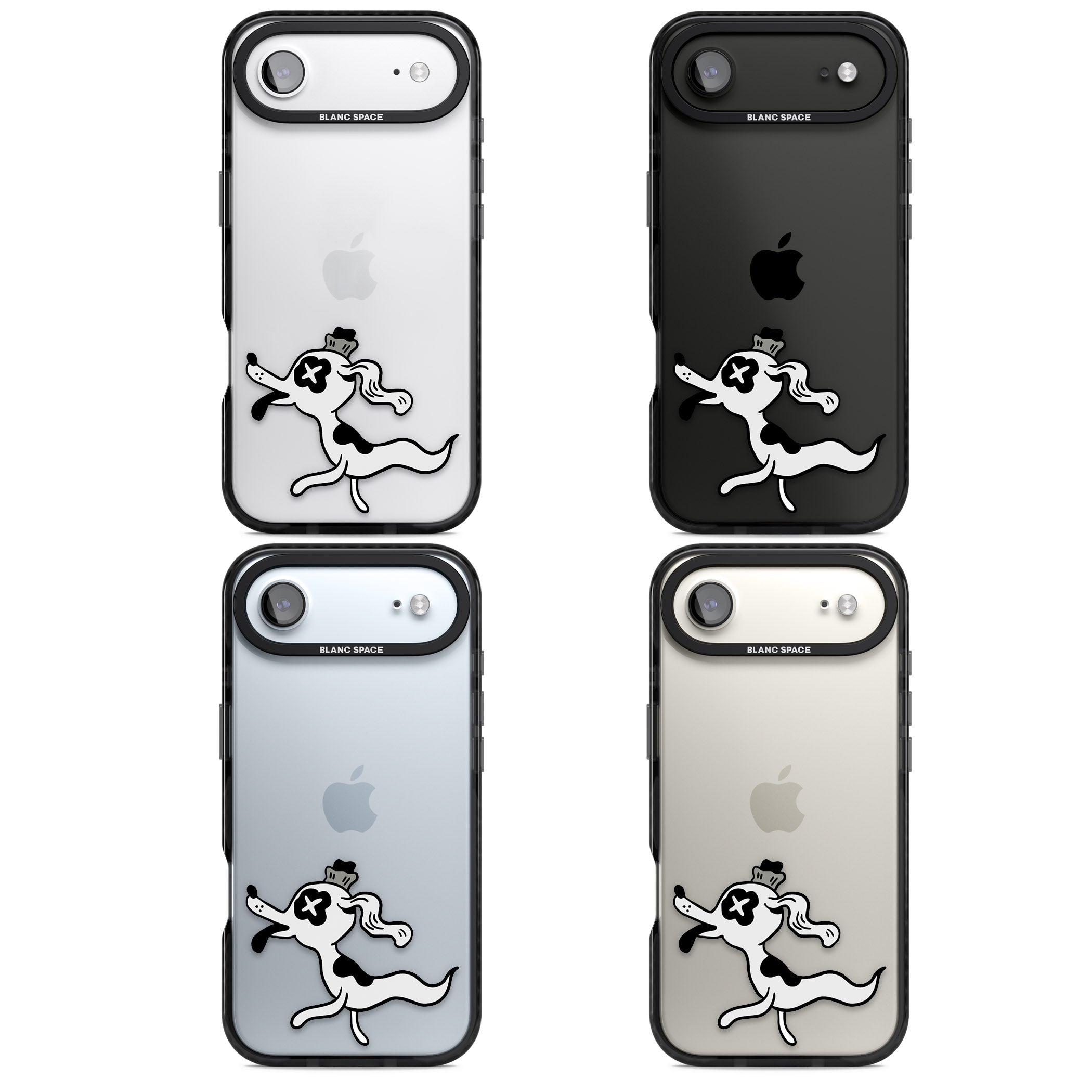 Dog Spirit iPhone 17 Air Impact Black Phone Case APT Impact Protection