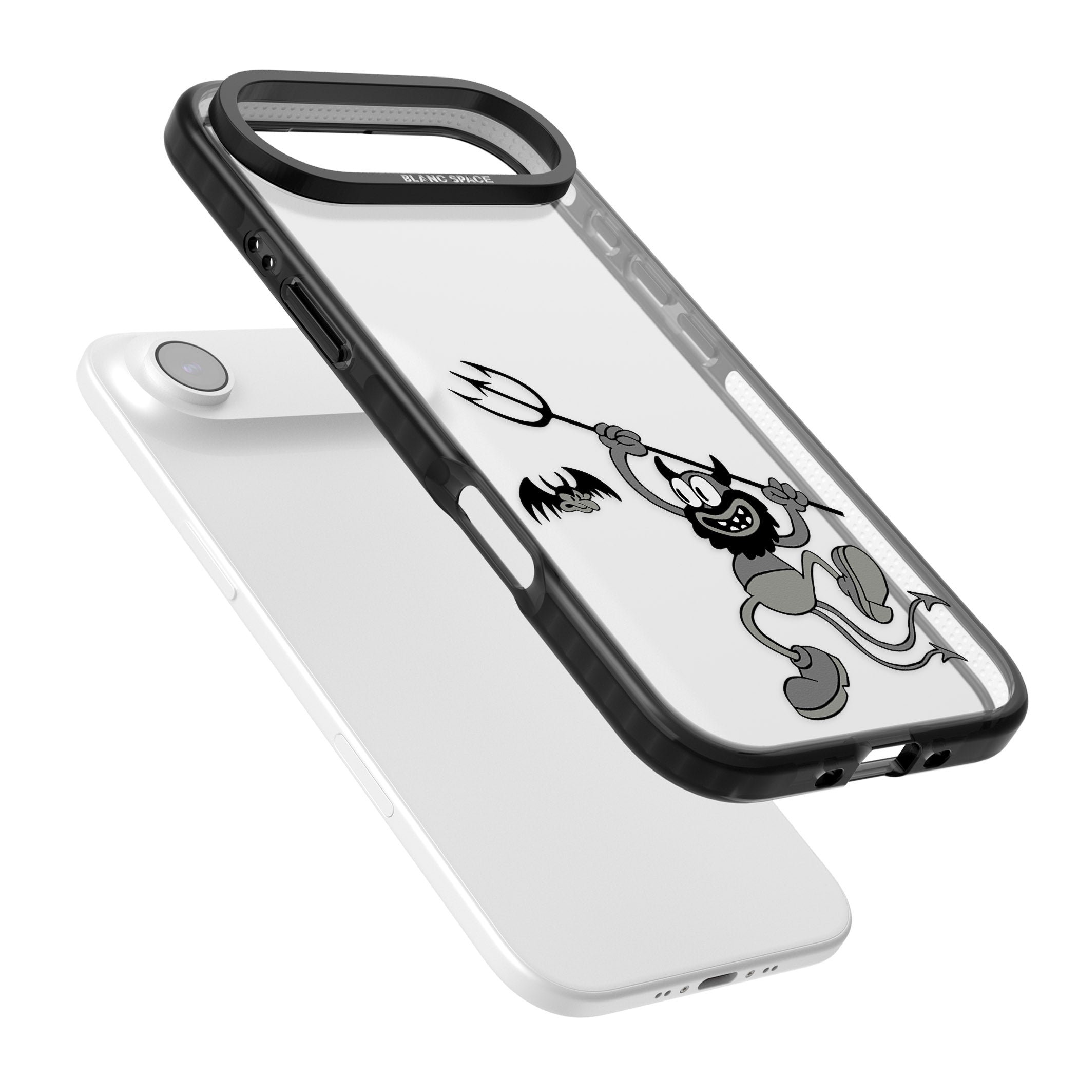 Dancing Devil iPhone 17 Air Impact Black Phone Case Colours