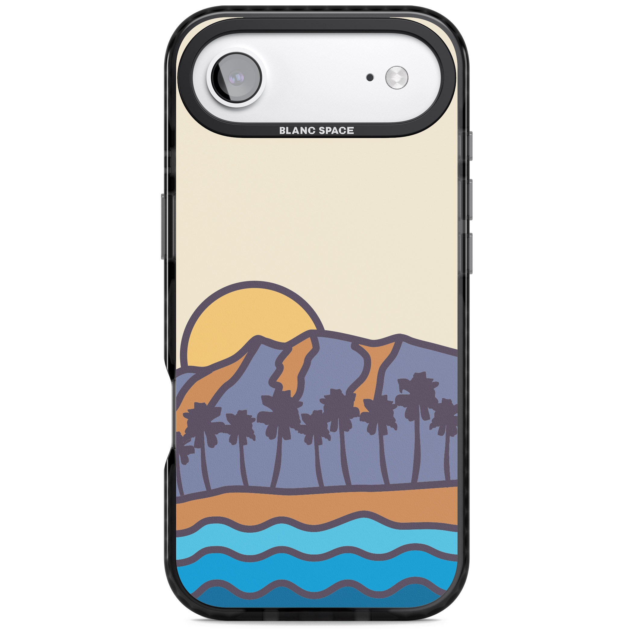 South Sunset iPhone 17 Air Impact Black Phone Case