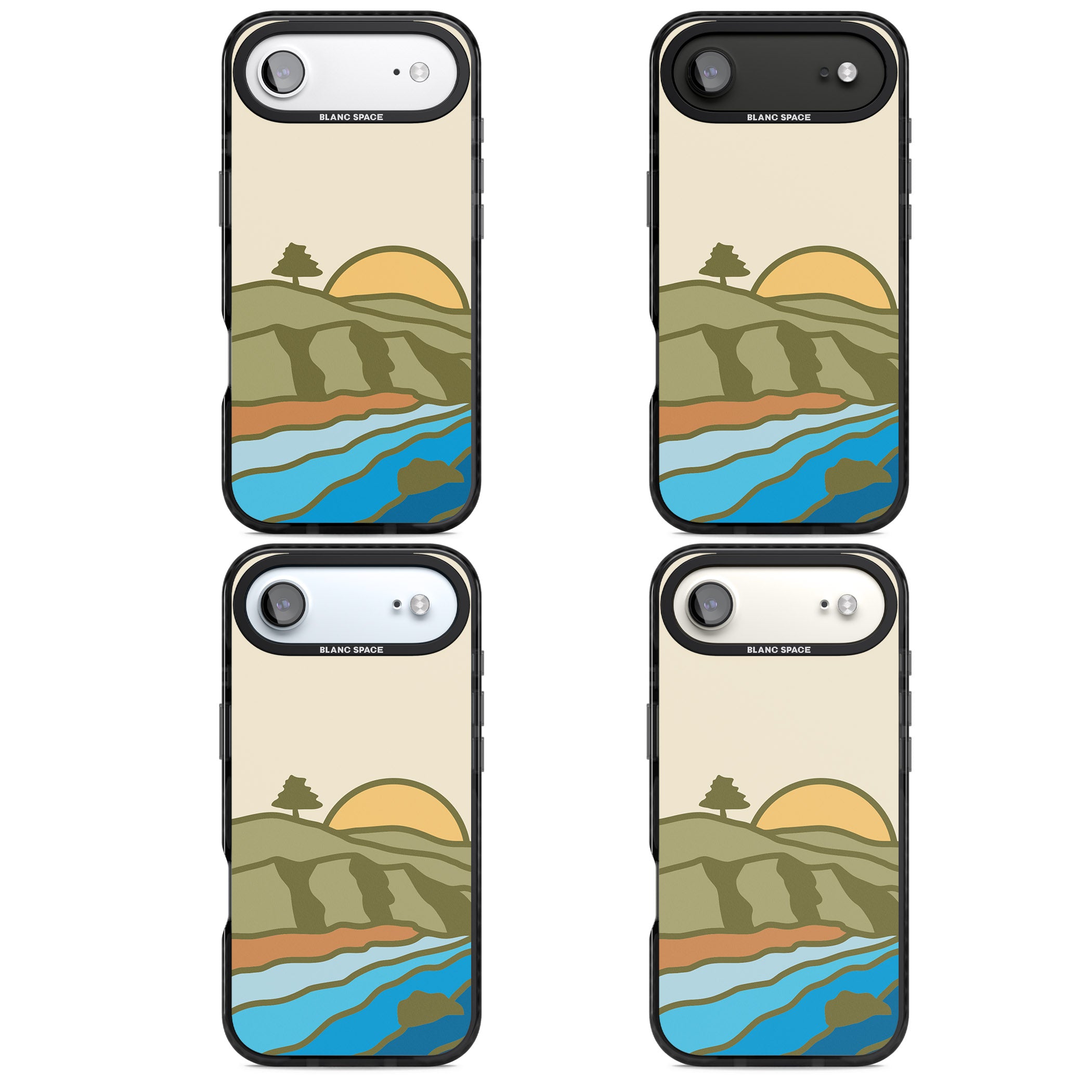 North Sunset iPhone 17 Air Impact Black Phone Case APT Impact Protection