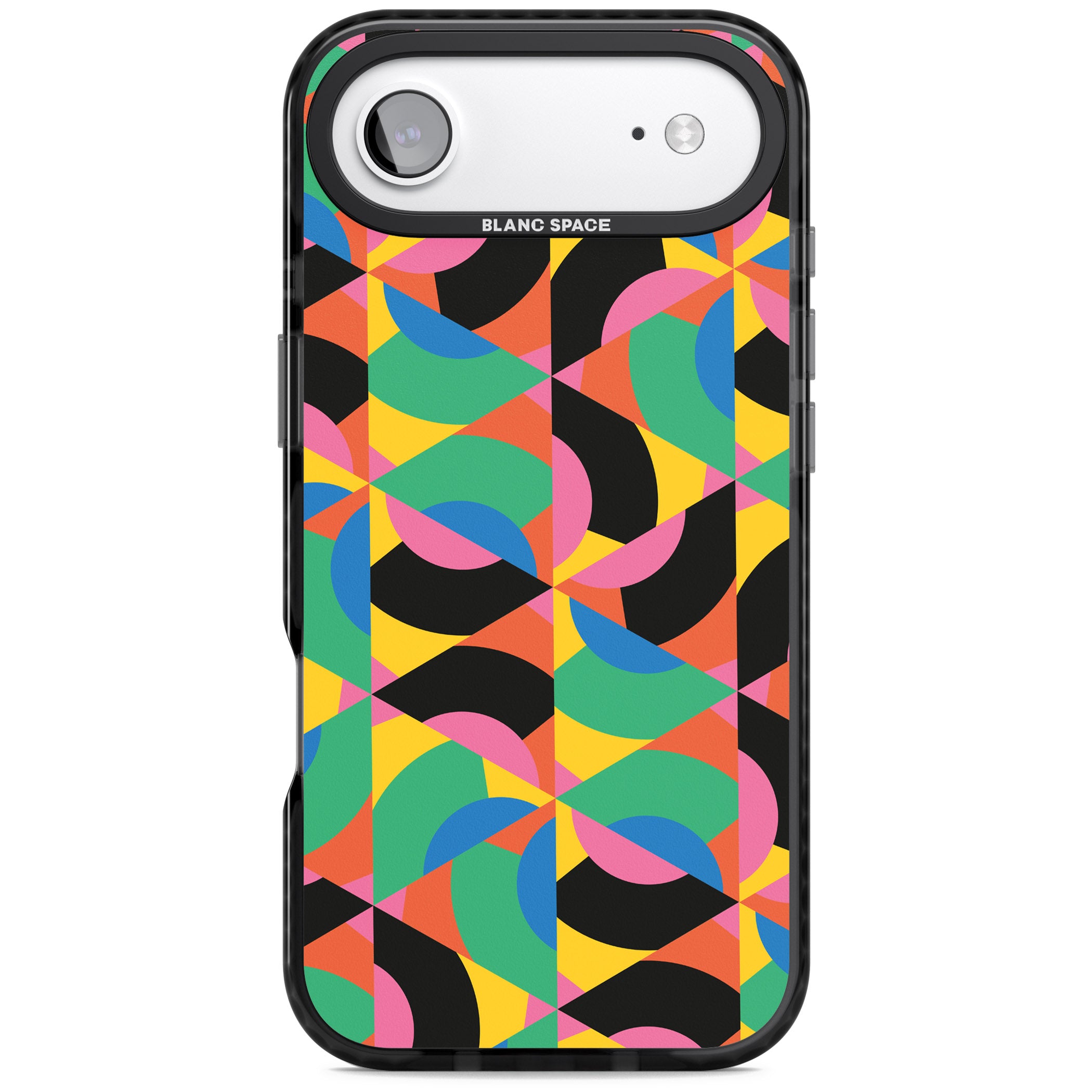 Abstract Carnival iPhone 17 Air Impact Black Phone Case