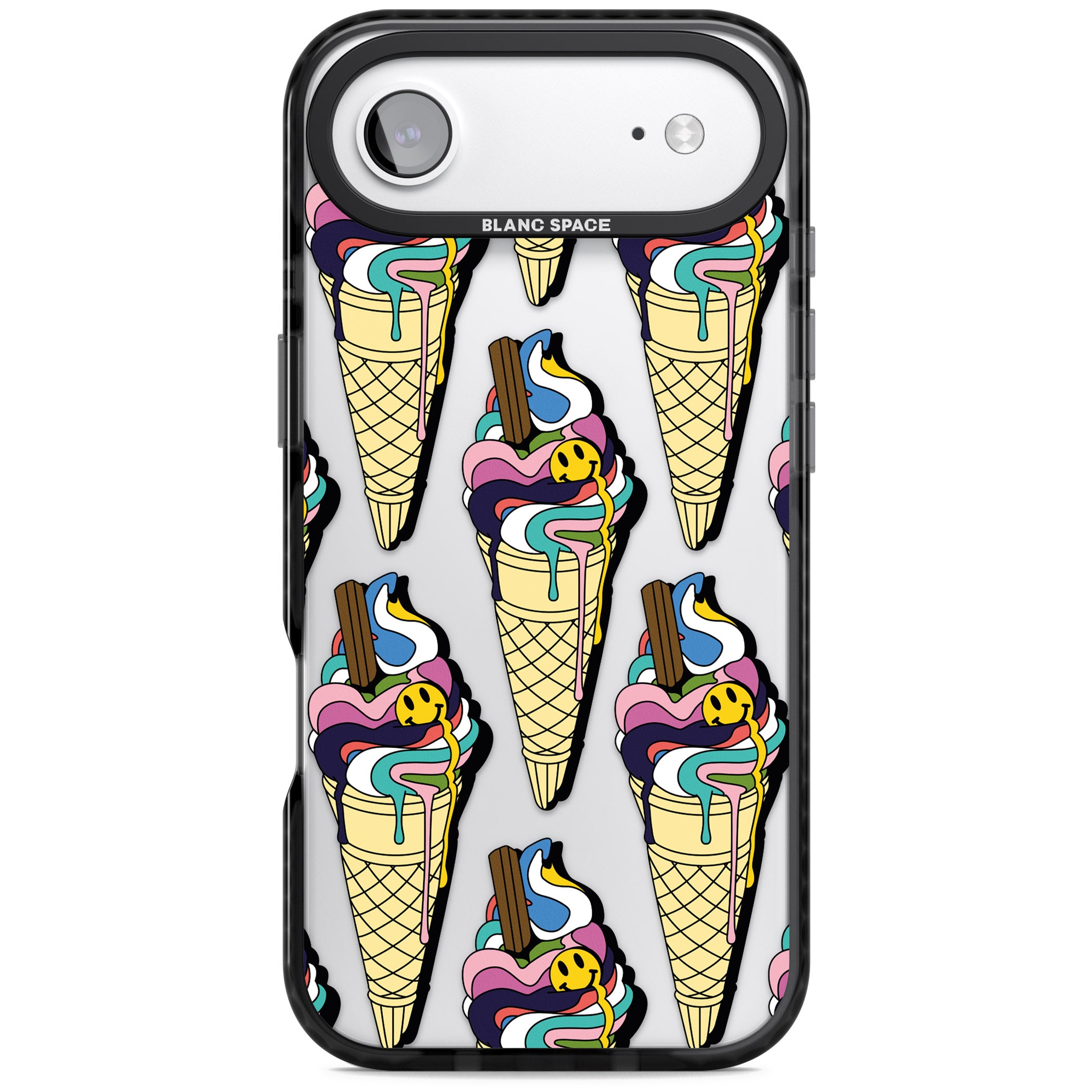 Trip & Drip Ice Cream iPhone 17 Air Impact Black Phone Case