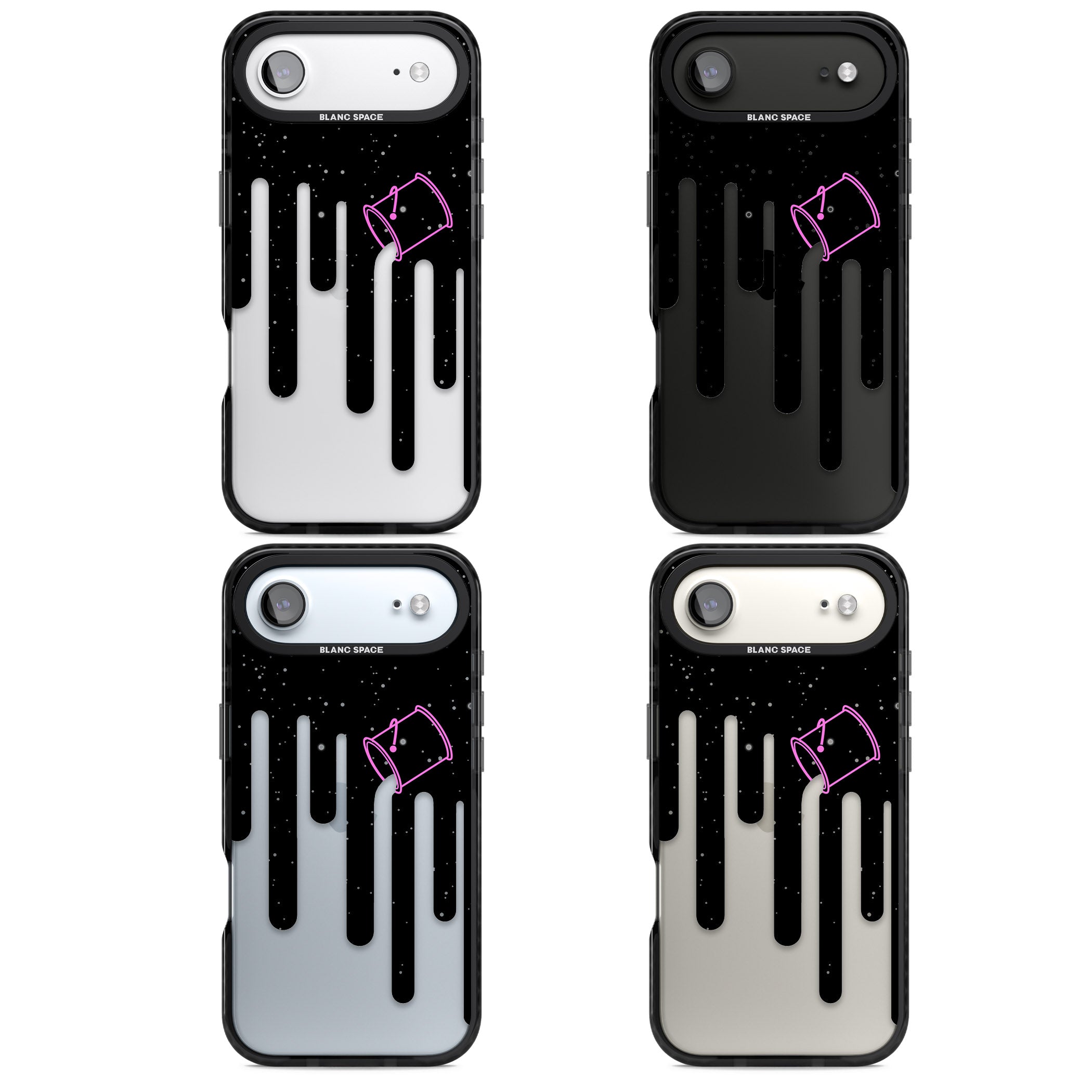 Cosmic Drip iPhone 17 Air Impact Black Phone Case APT Impact Protection
