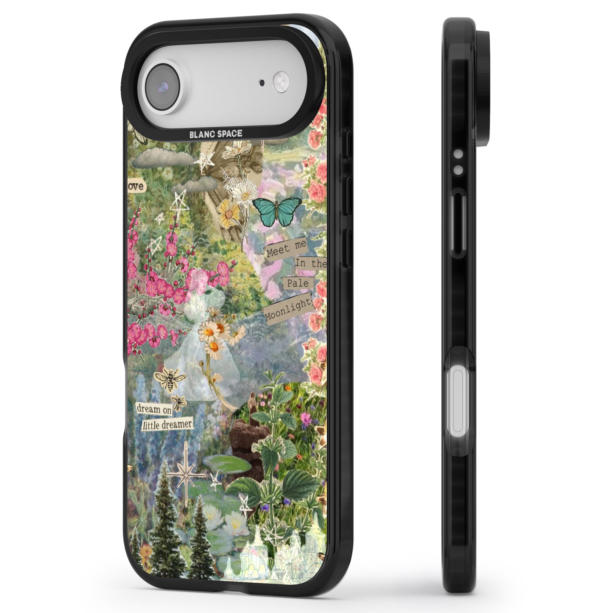 Spring Day iPhone 17 Air Impact Black Phone Case Side Profile
