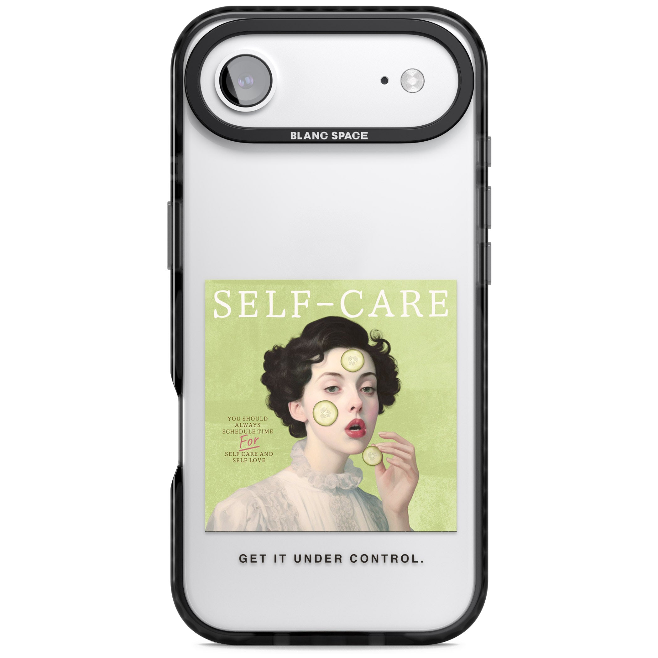 Self Care iPhone 17 Air Impact Black Phone Case
