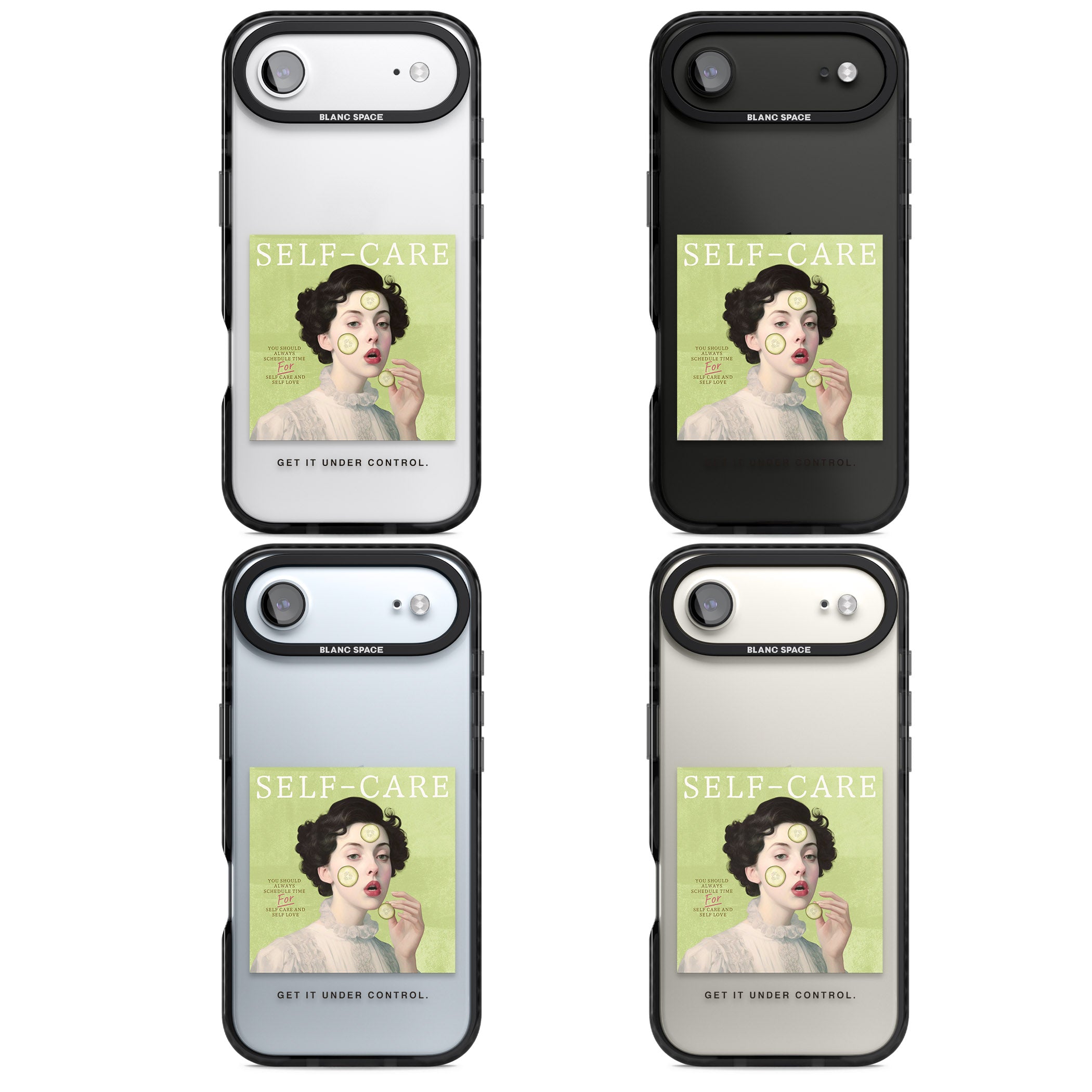 Self Care iPhone 17 Air Impact Black Phone Case APT Impact Protection