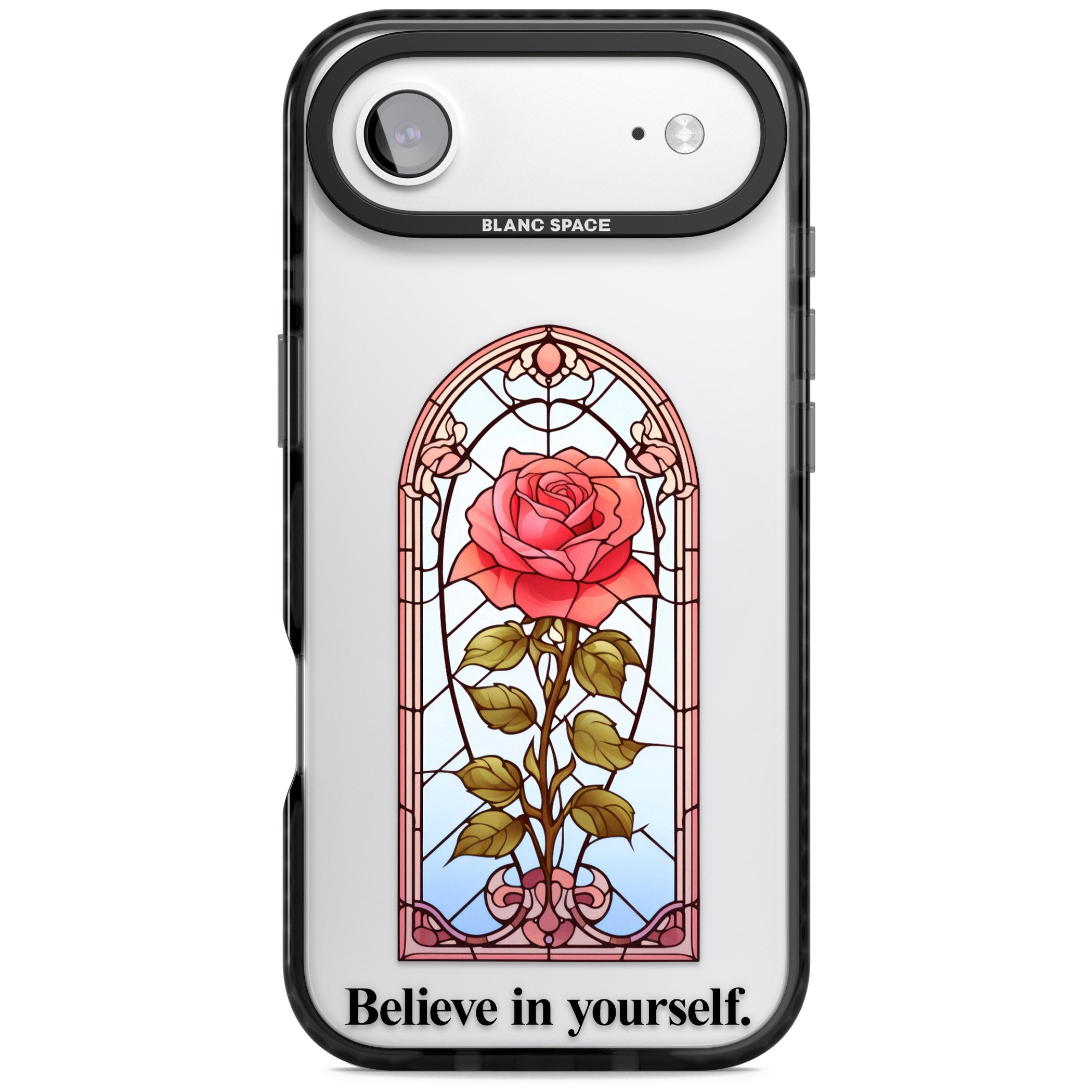 Believe In Yourself iPhone 17 Air Impact Black Phone Case