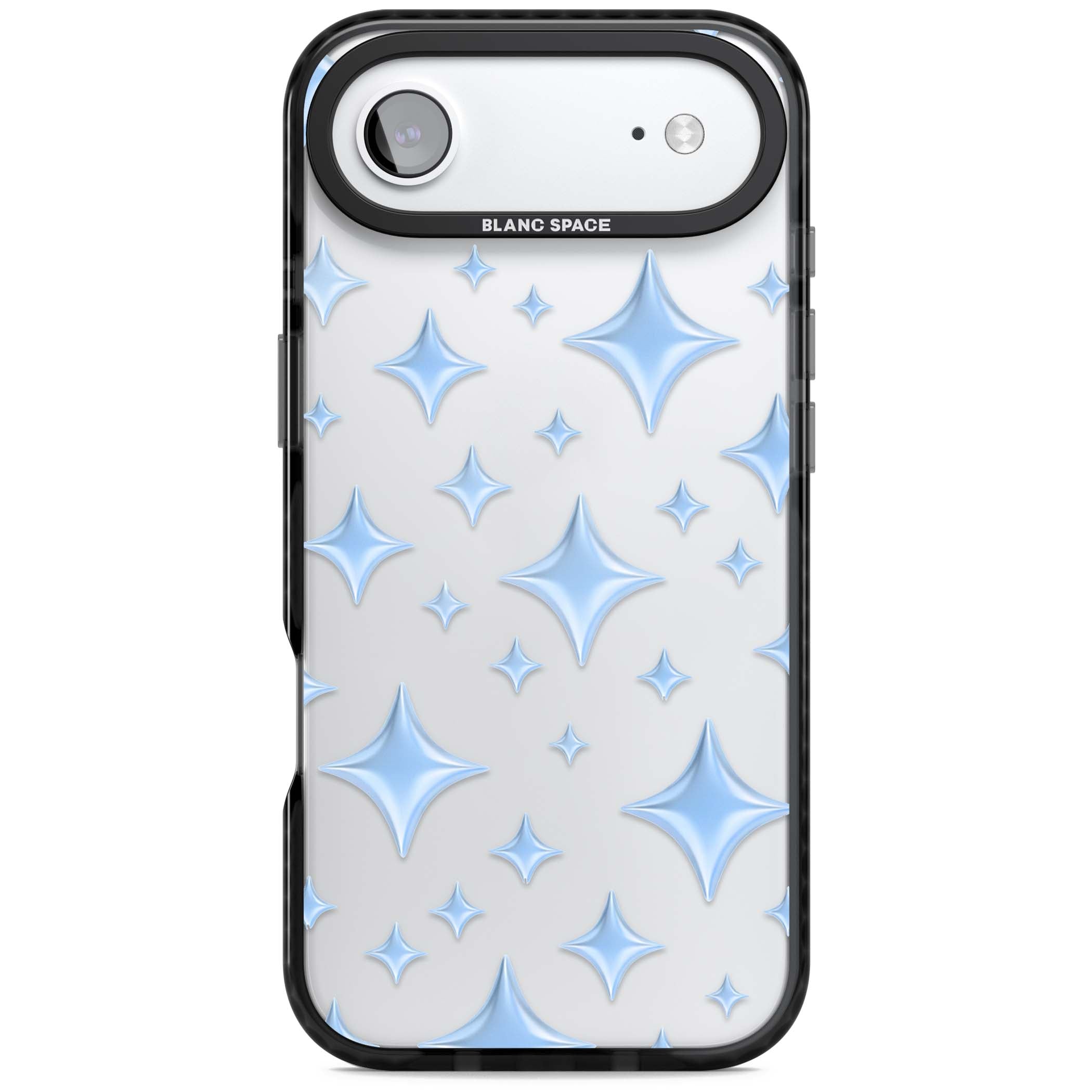 Blue Puff Sparkle Pattern