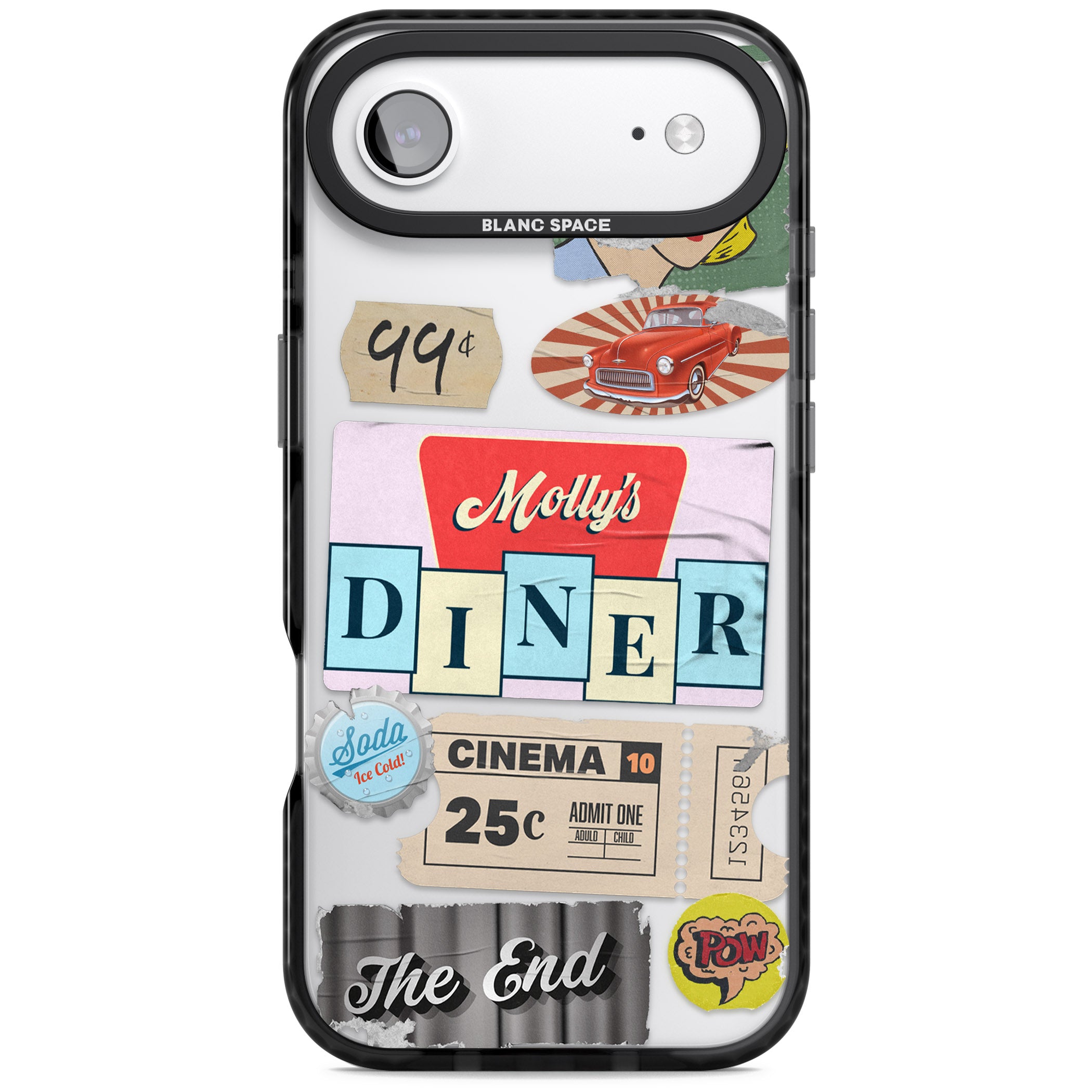Nifty Fifties Swing iPhone 17 Air Impact Black Phone Case