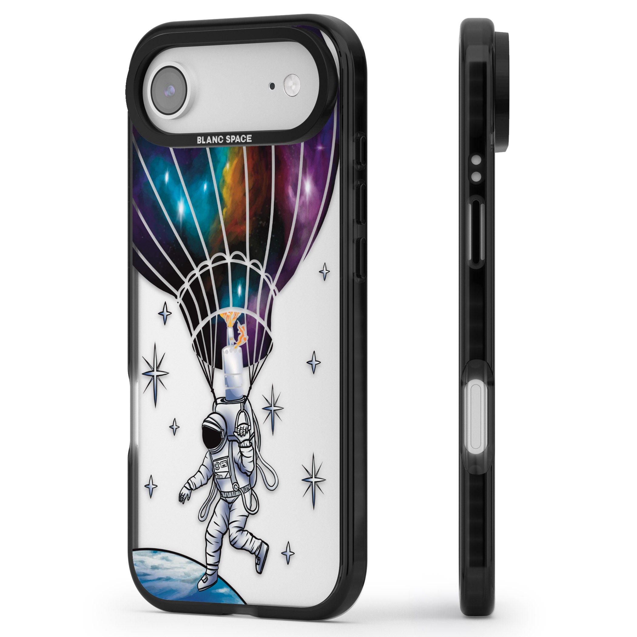 Solo Odyssey iPhone 17 Air Impact Black Phone Case Side Profile