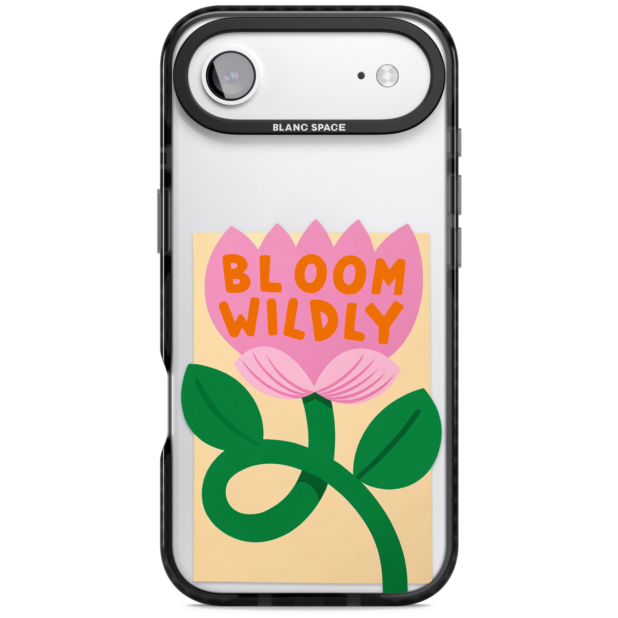 Bloom Wildly iPhone 17 Air Impact Black Phone Case
