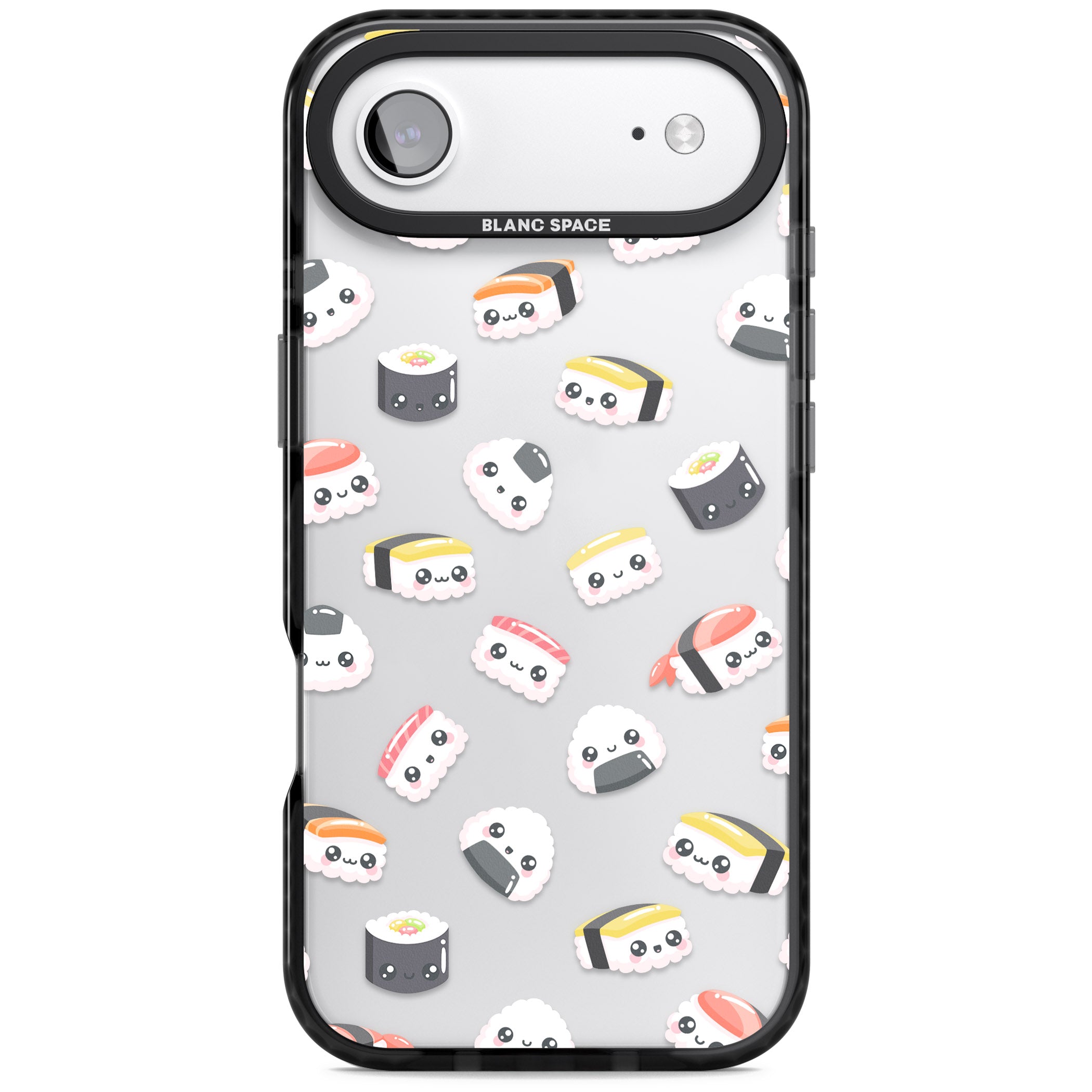Kawaii Sushi iPhone 17 Air Impact Black Phone Case