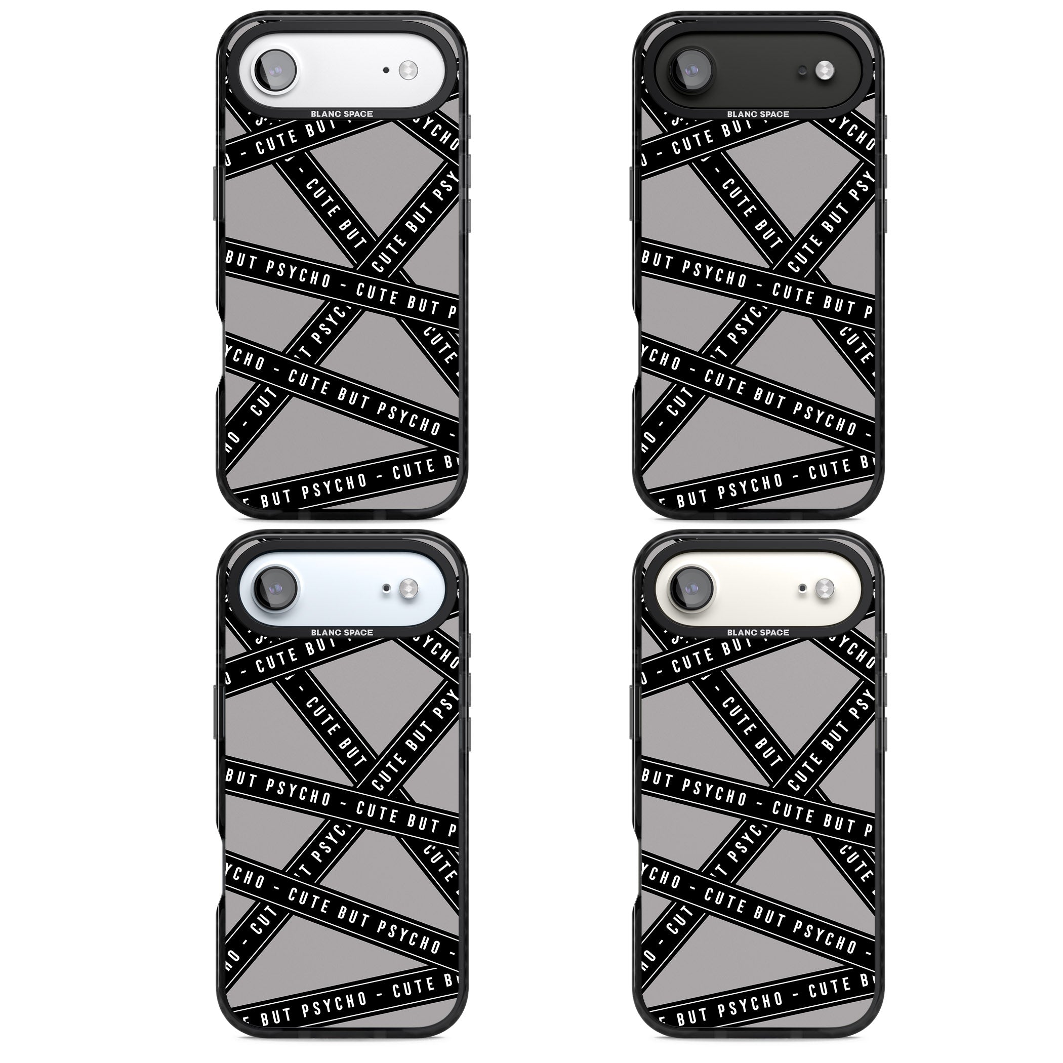 Cute But Psycho iPhone 17 Air Impact Black Phone Case APT Impact Protection