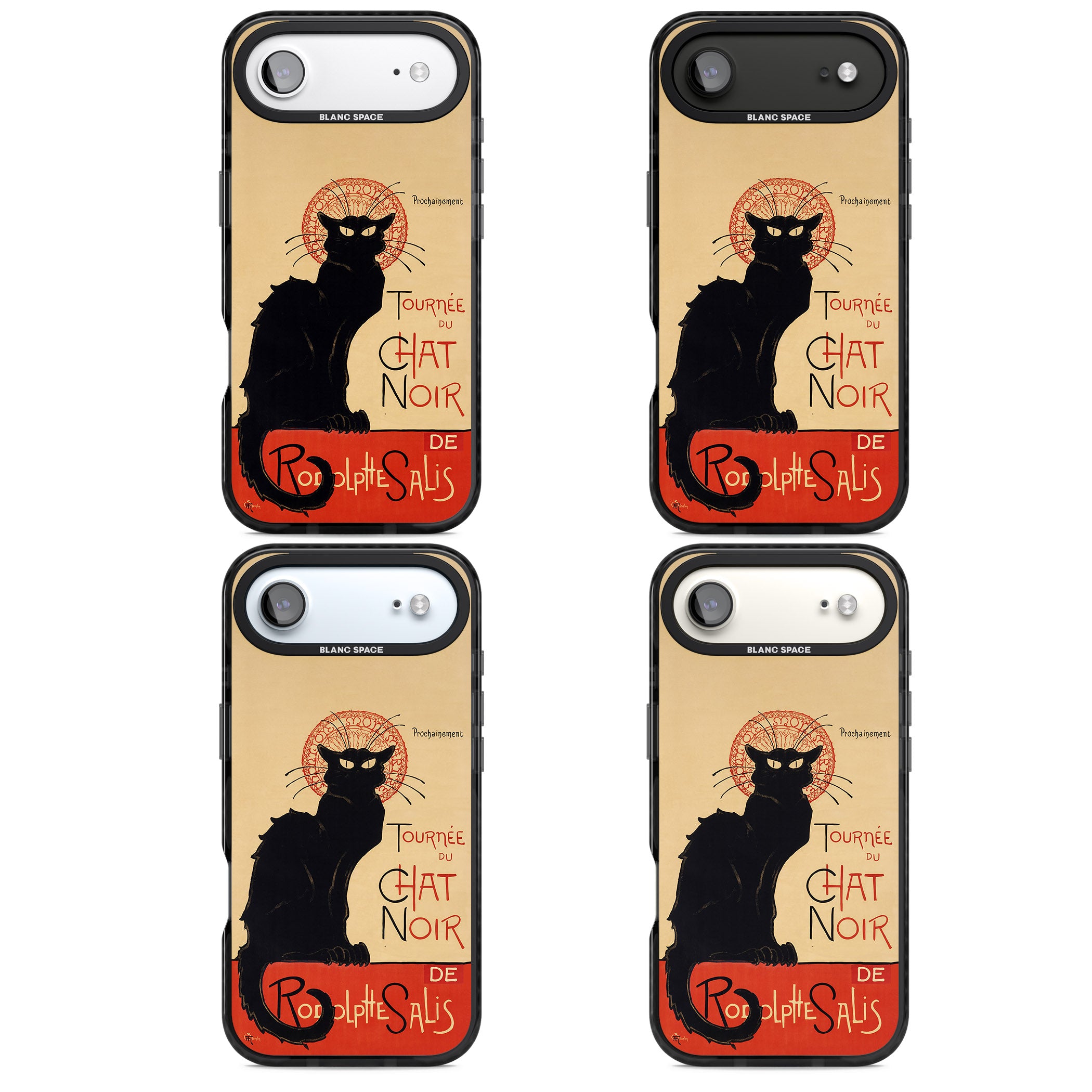 Tournee Du Chat Noir Poster iPhone 17 Air Impact Black Phone Case APT Impact Protection