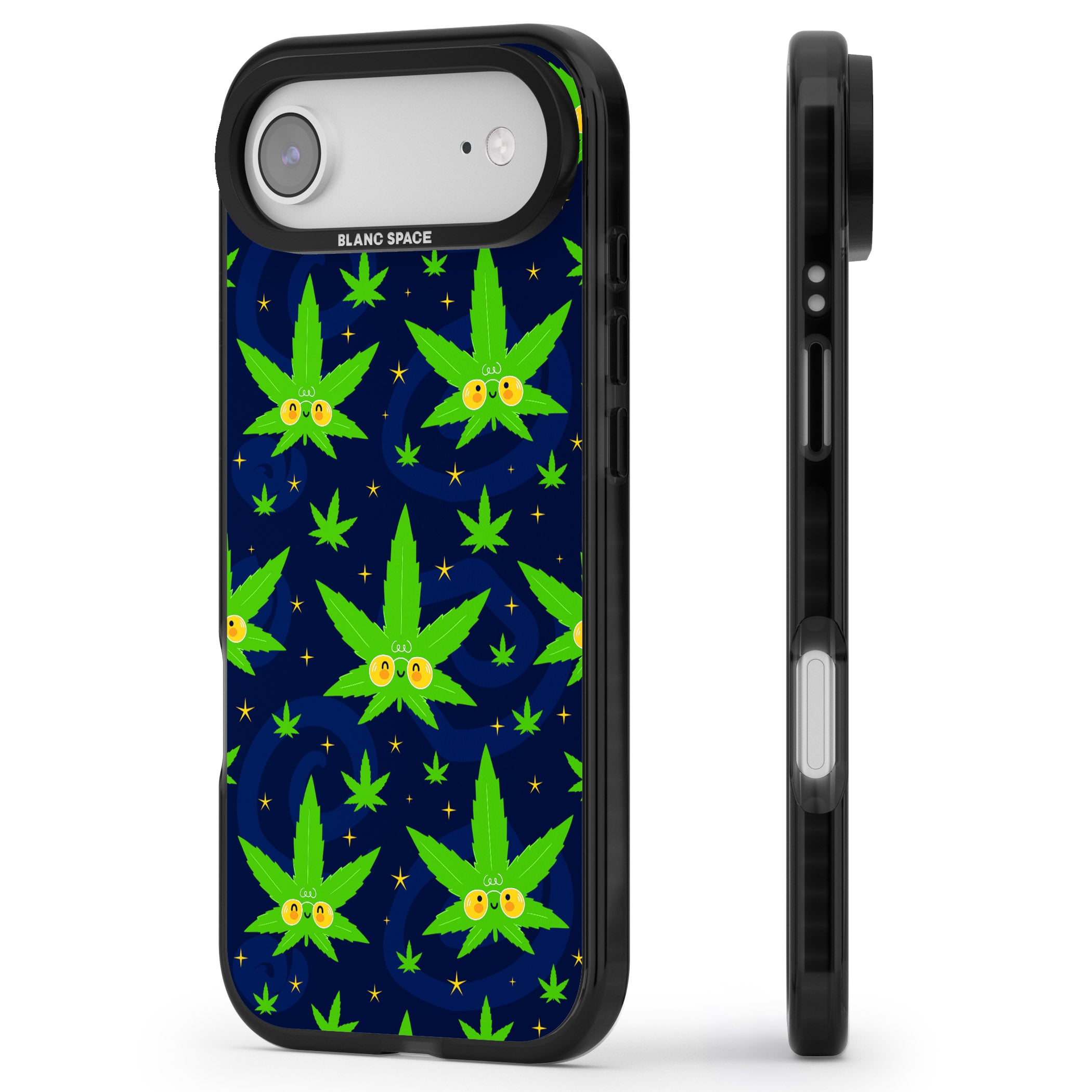 High Af iPhone 17 Air Impact Black Phone Case Side Profile