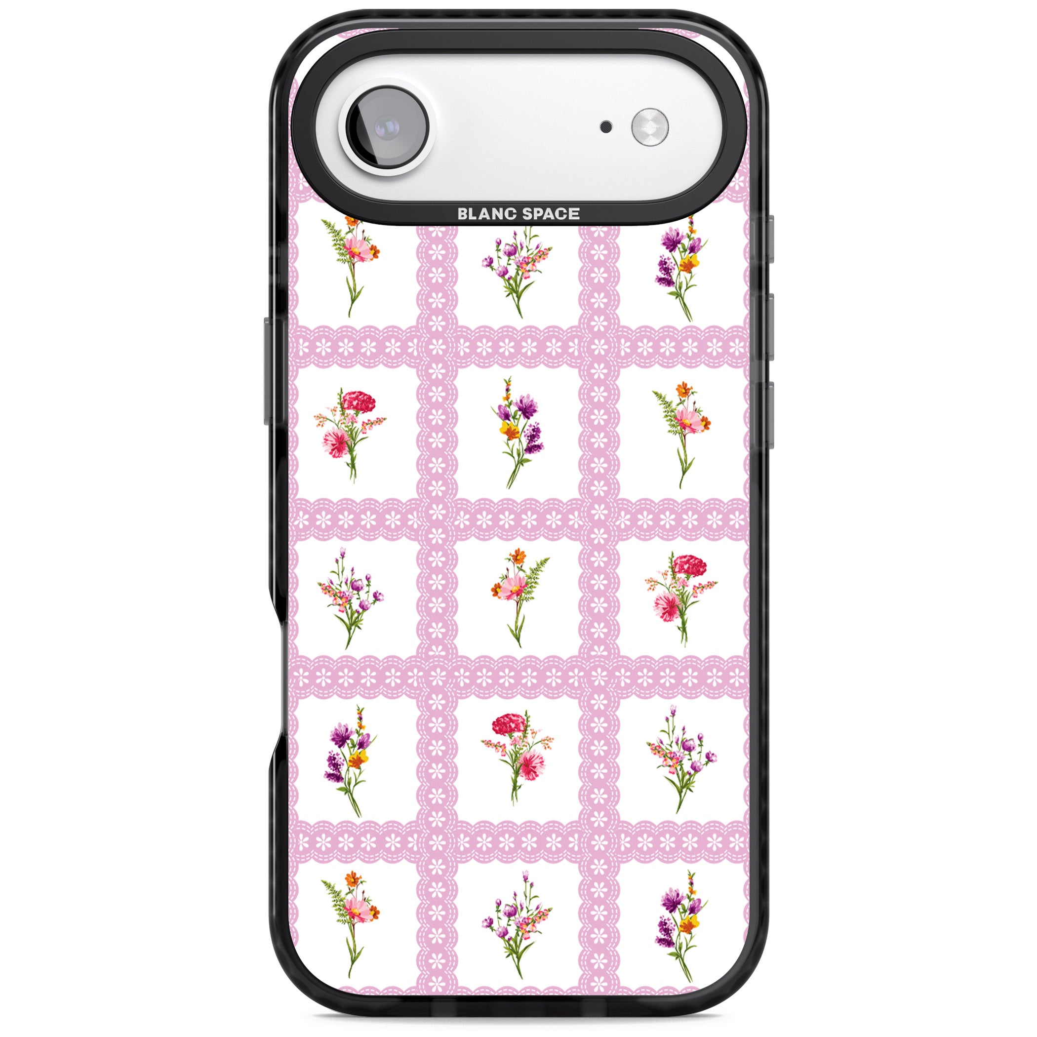 Wildflower Windows iPhone 17 Air Impact Black Phone Case