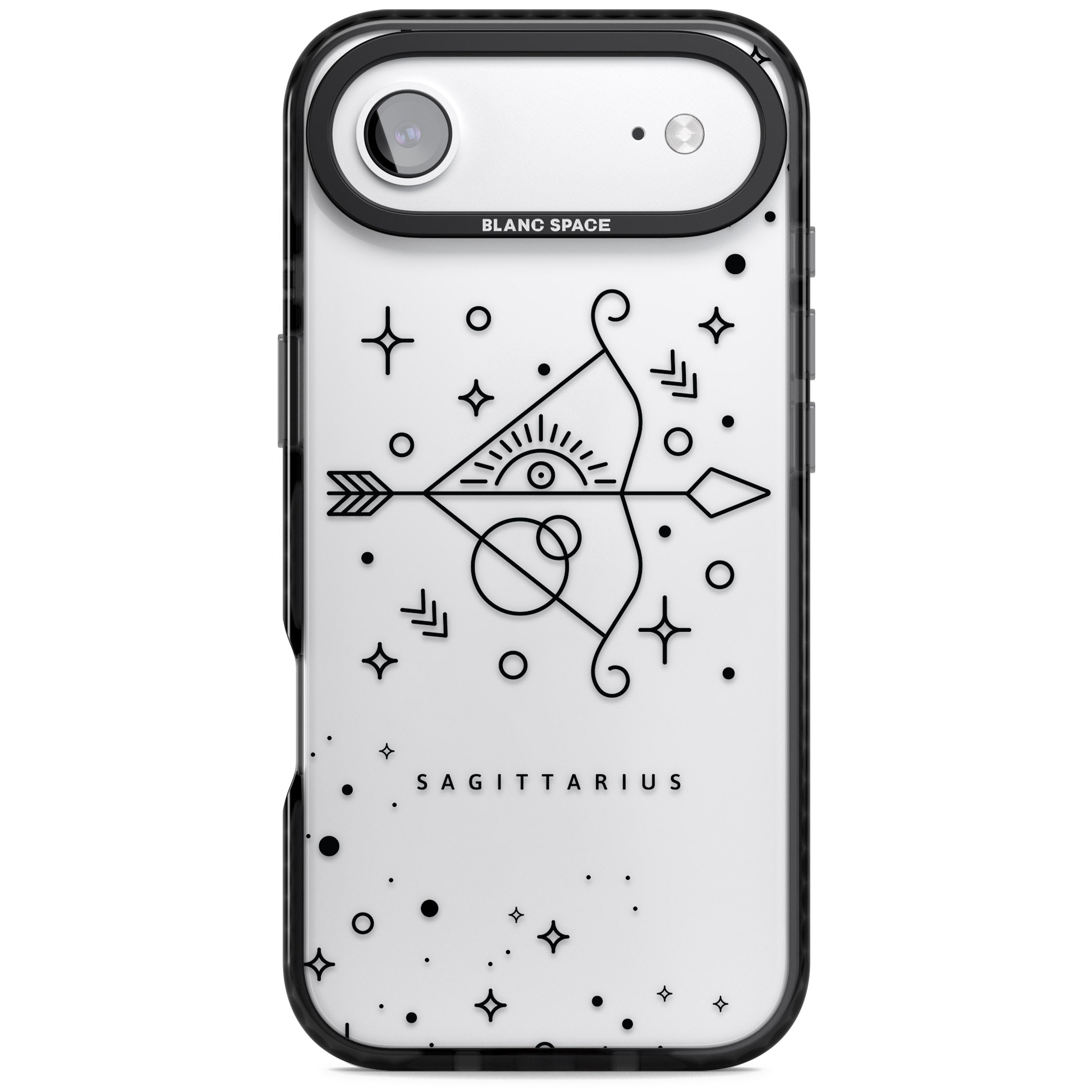 Sagittarius Arcane iPhone 17 Air Impact Black Phone Case
