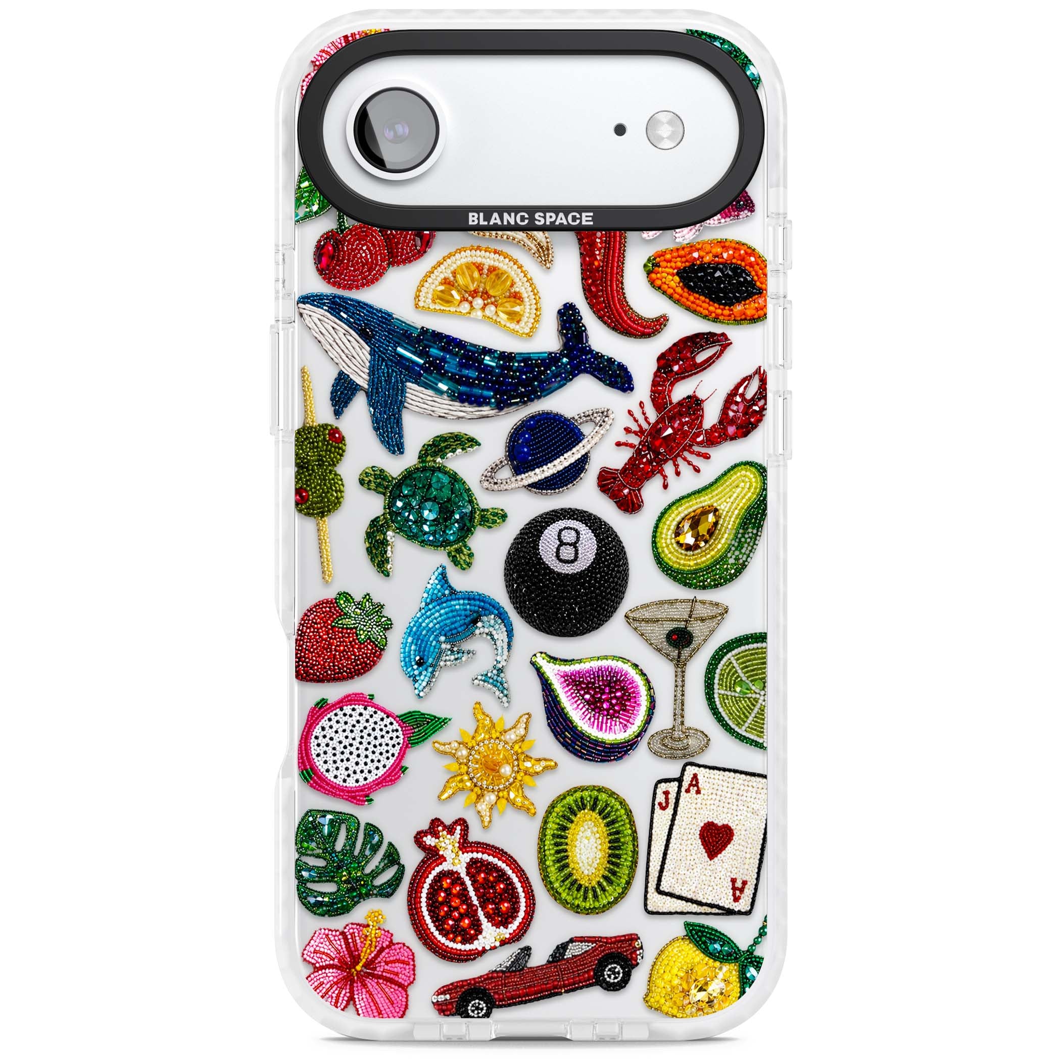 Beaded Mix cute iPhone case | Black Impact case for iPhone Air