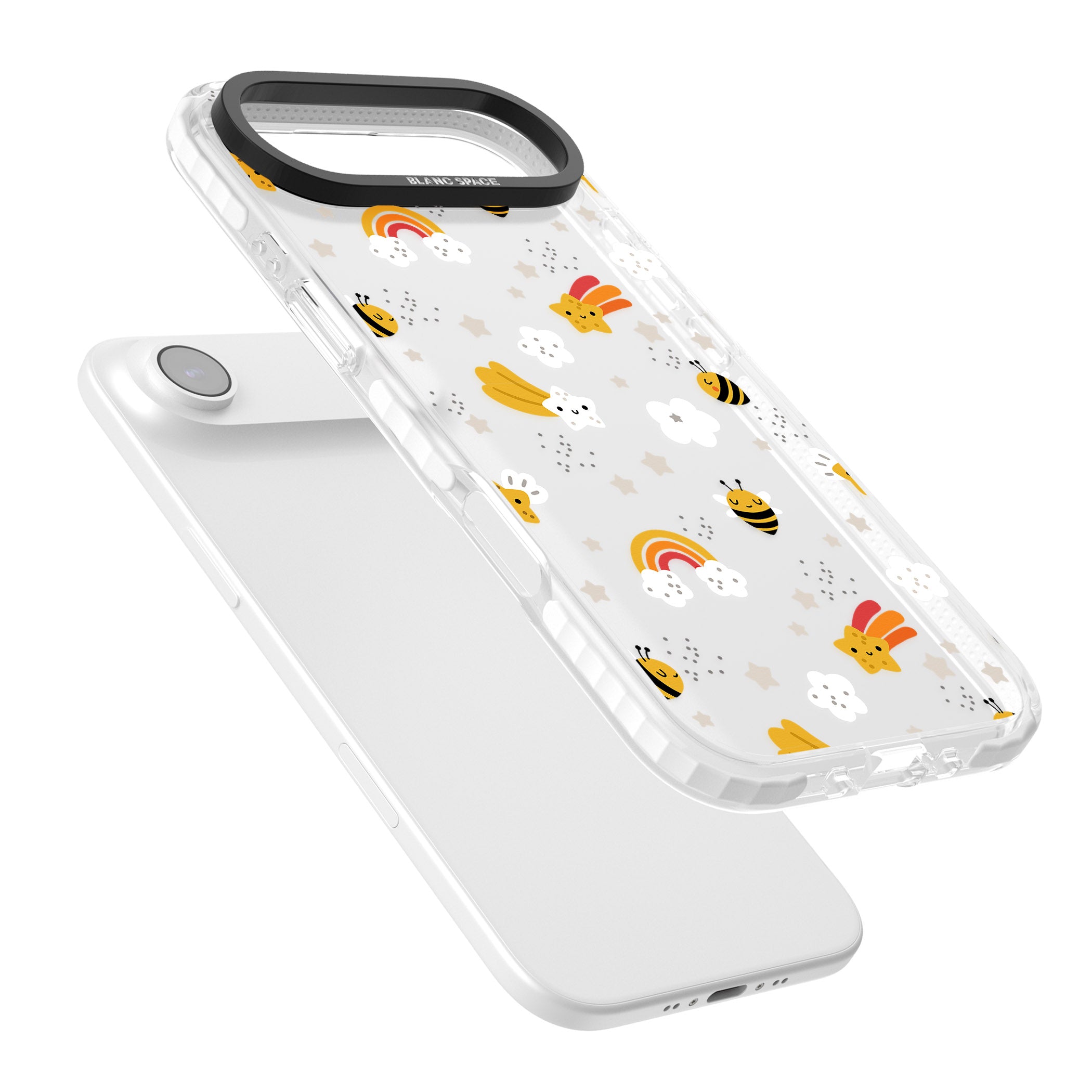 Busy Bee iPhone 17 Air Impact Clear Phone Case Colours