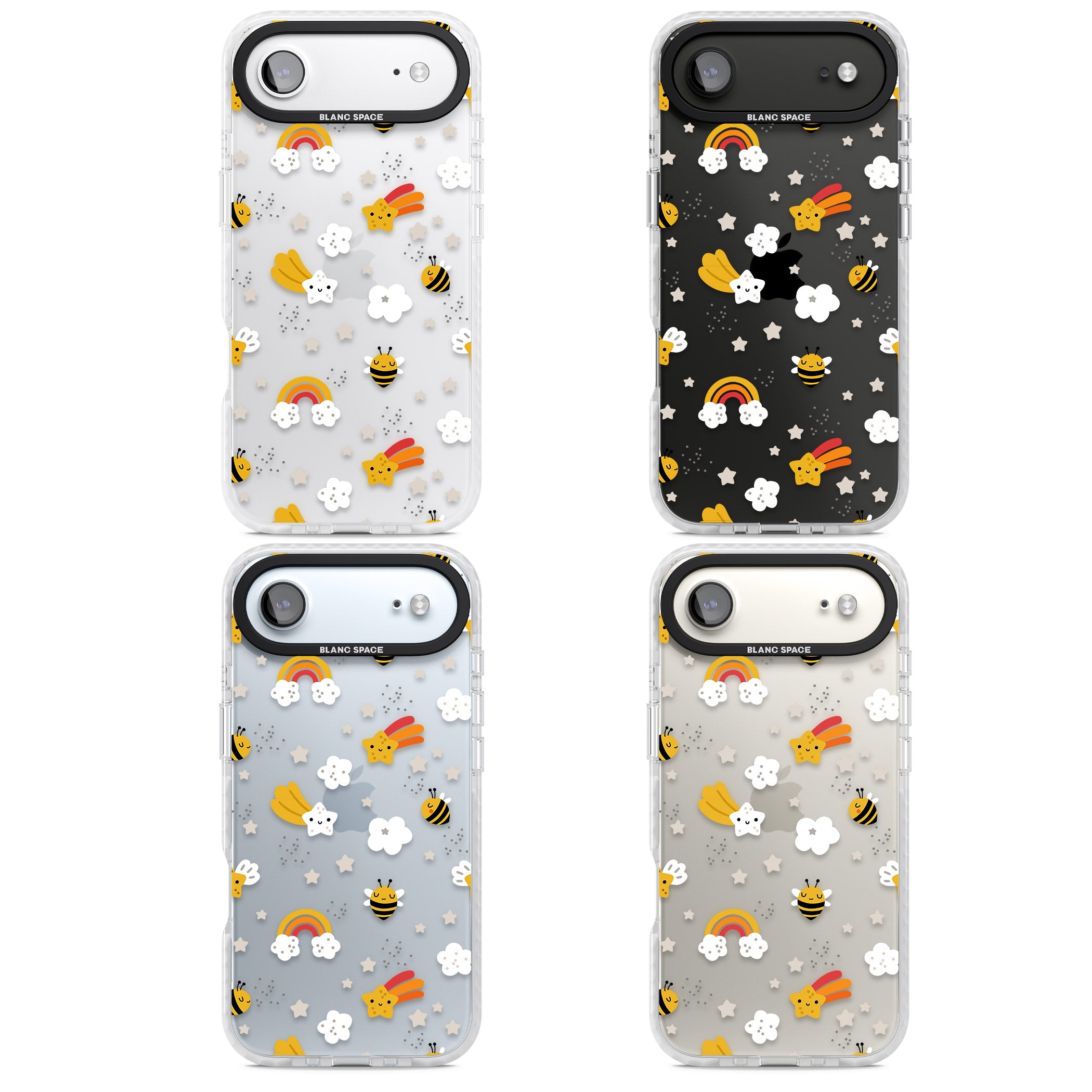 Busy Bee iPhone 17 Air Impact Clear Phone Case APT Impact Protection