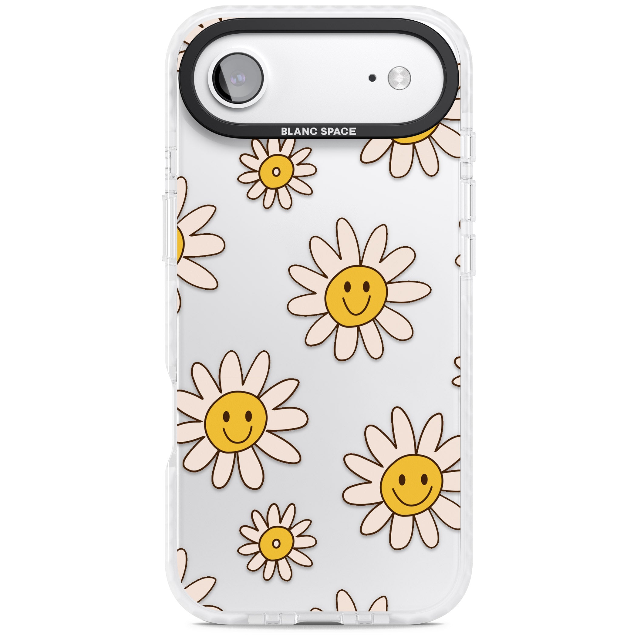 Daisy Faces iPhone 17 Air Impact Clear Phone Case