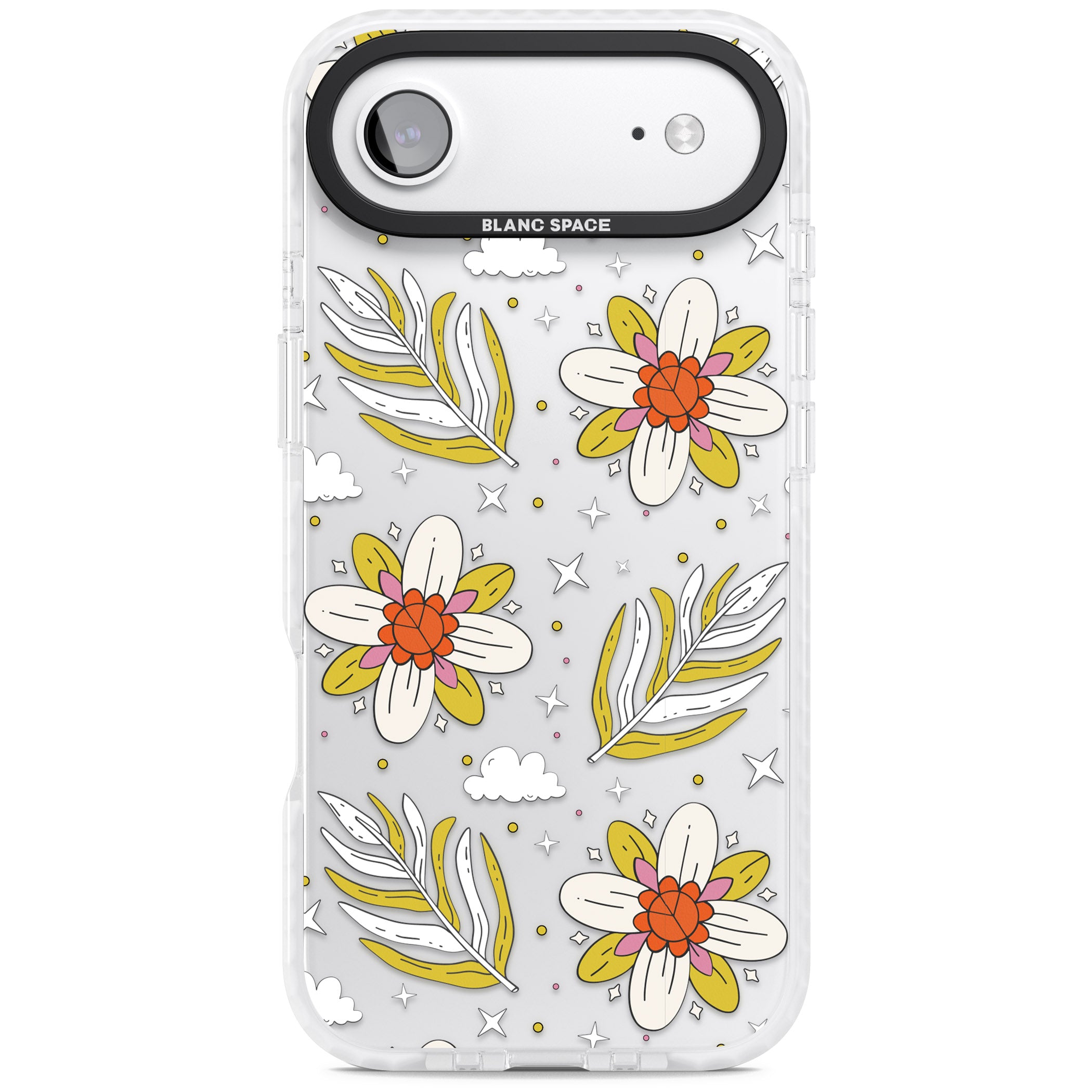 Boho Celestial Floral Dream iPhone 17 Air Impact Clear Phone Case