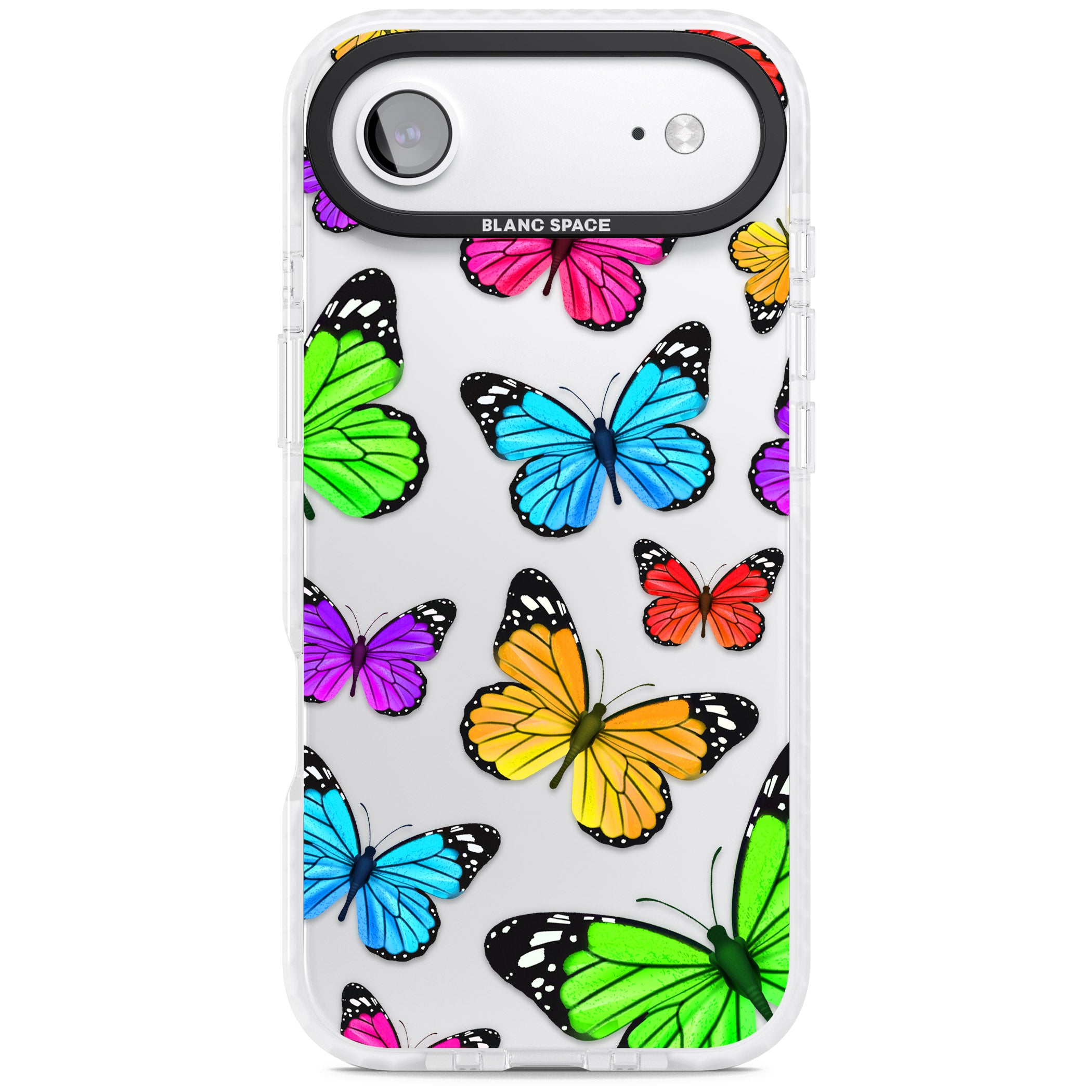 Vibrant Butterflies iPhone 17 Air Impact Clear Phone Case