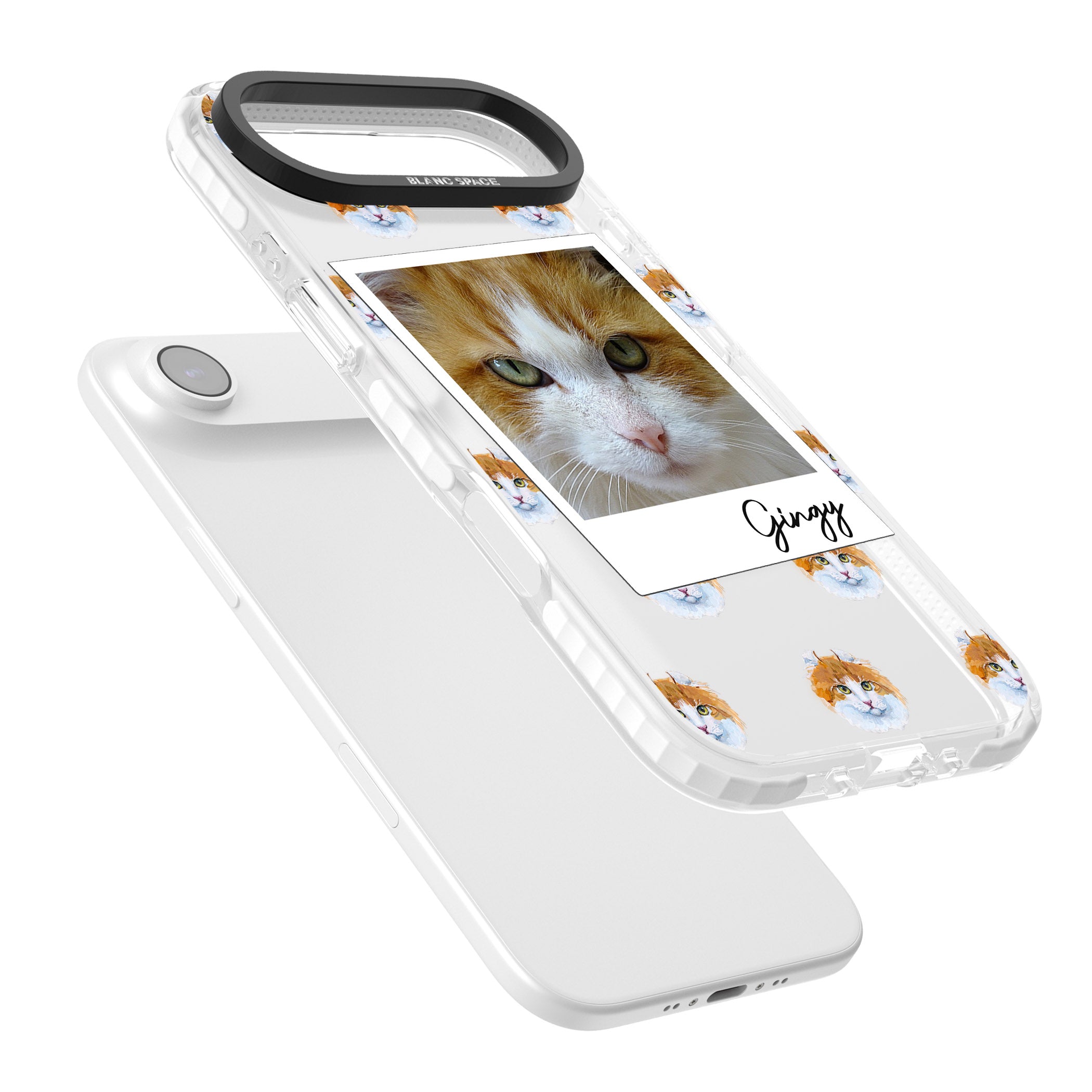 Personalised American Curl Photo iPhone 17 Air Impact Clear Phone Case Colours