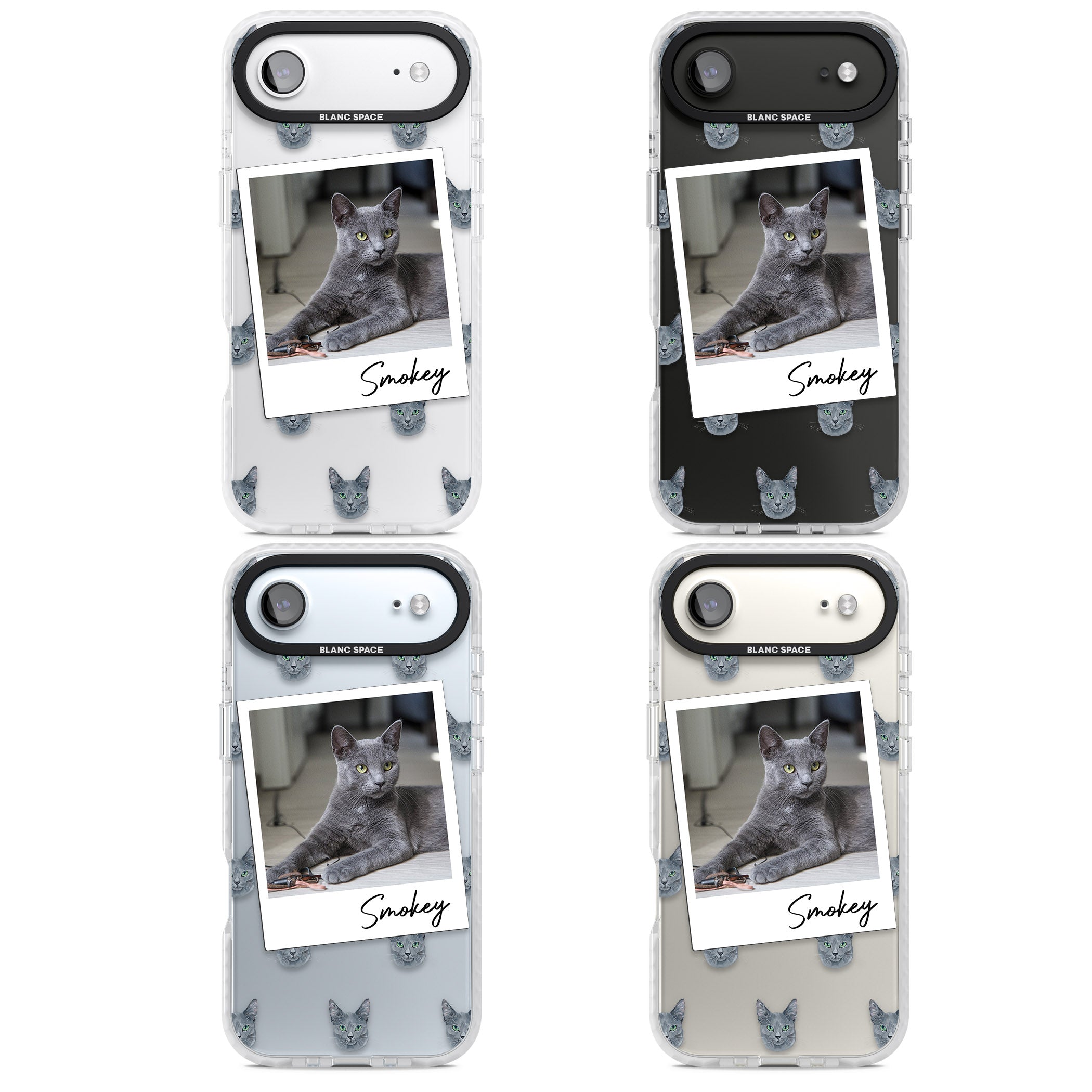 Personalised Korat Cat Photo iPhone 17 Air Impact Clear Phone Case APT Impact Protection