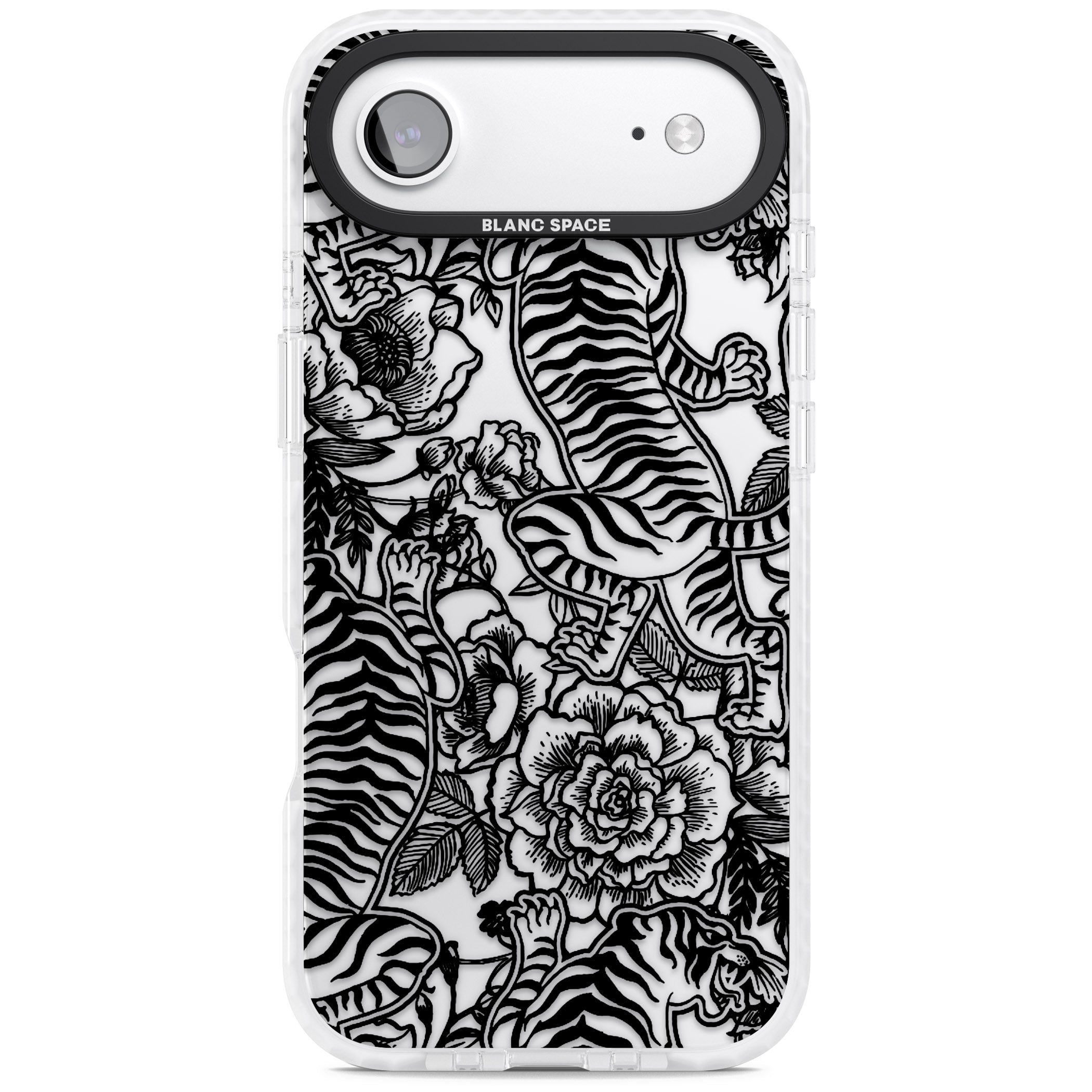 Personalised Chinese Tiger Pattern iPhone 17 Air Impact Clear Phone Case