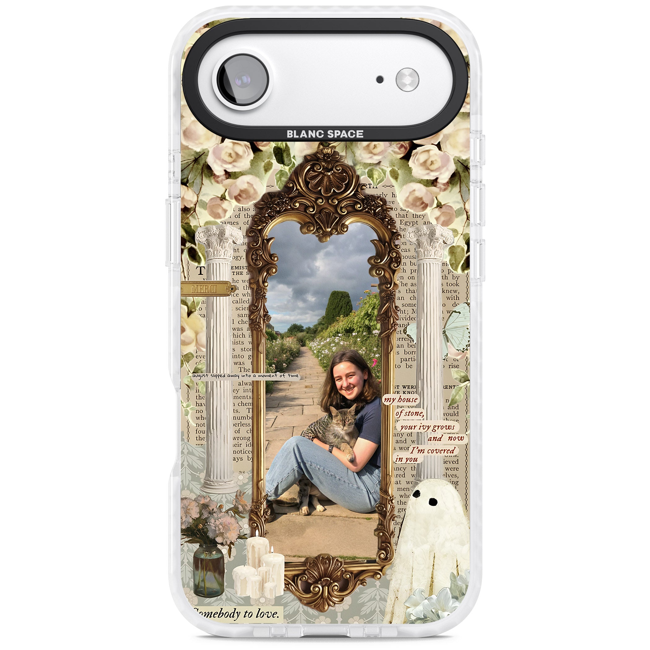 Personalised Soft Vintage Frame iPhone 17 Air Impact Clear Phone Case