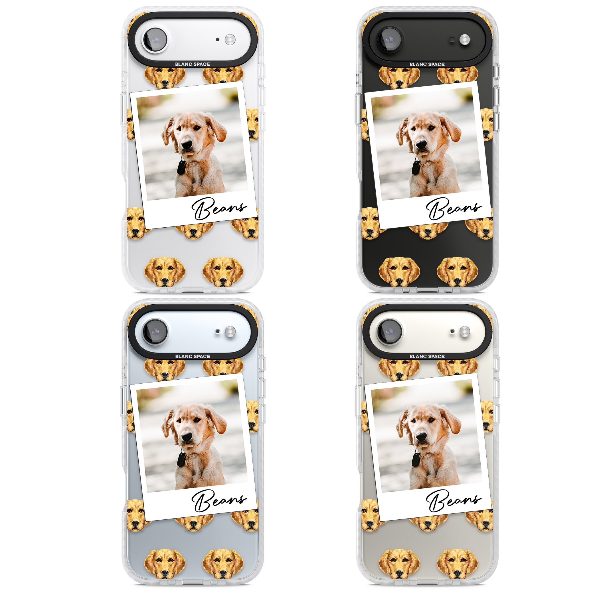Personalised Labrador Instant Camera Photo iPhone 17 Air Impact Clear Phone Case APT Impact Protection