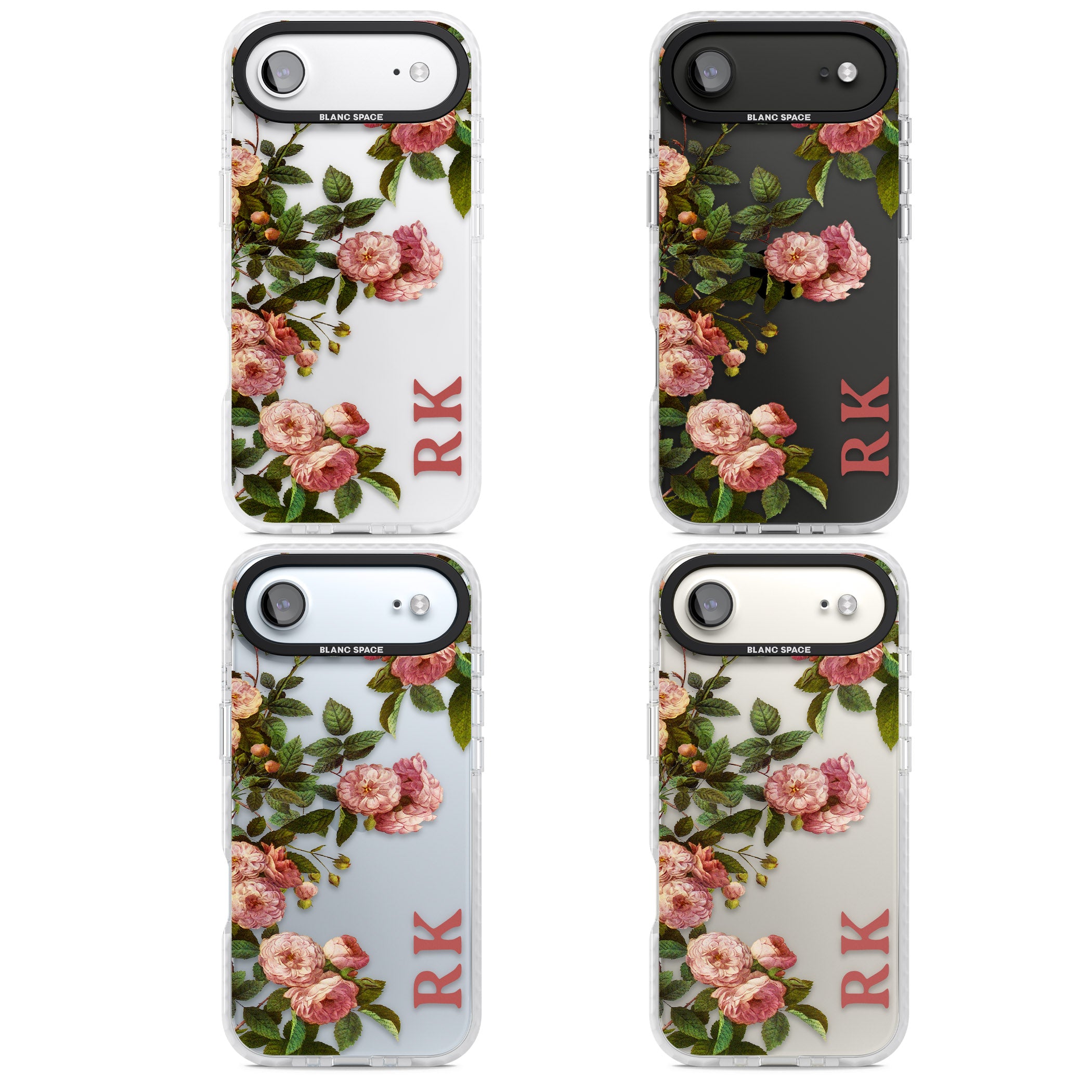 Personalised Vintage Floral Garden iPhone 17 Air Impact Clear Phone Case APT Impact Protection