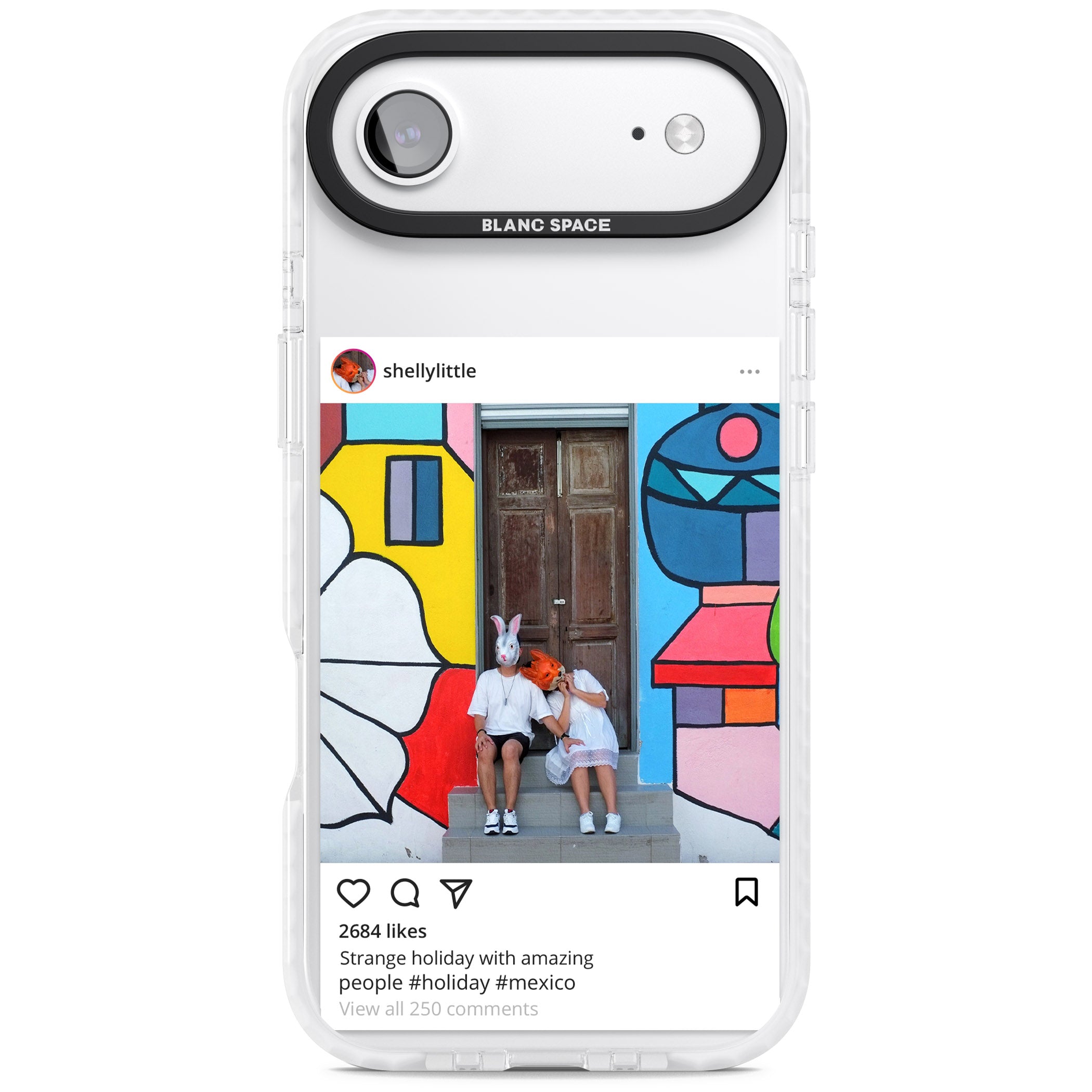 Personalised Instagram iPhone 17 Air Impact Clear Phone Case