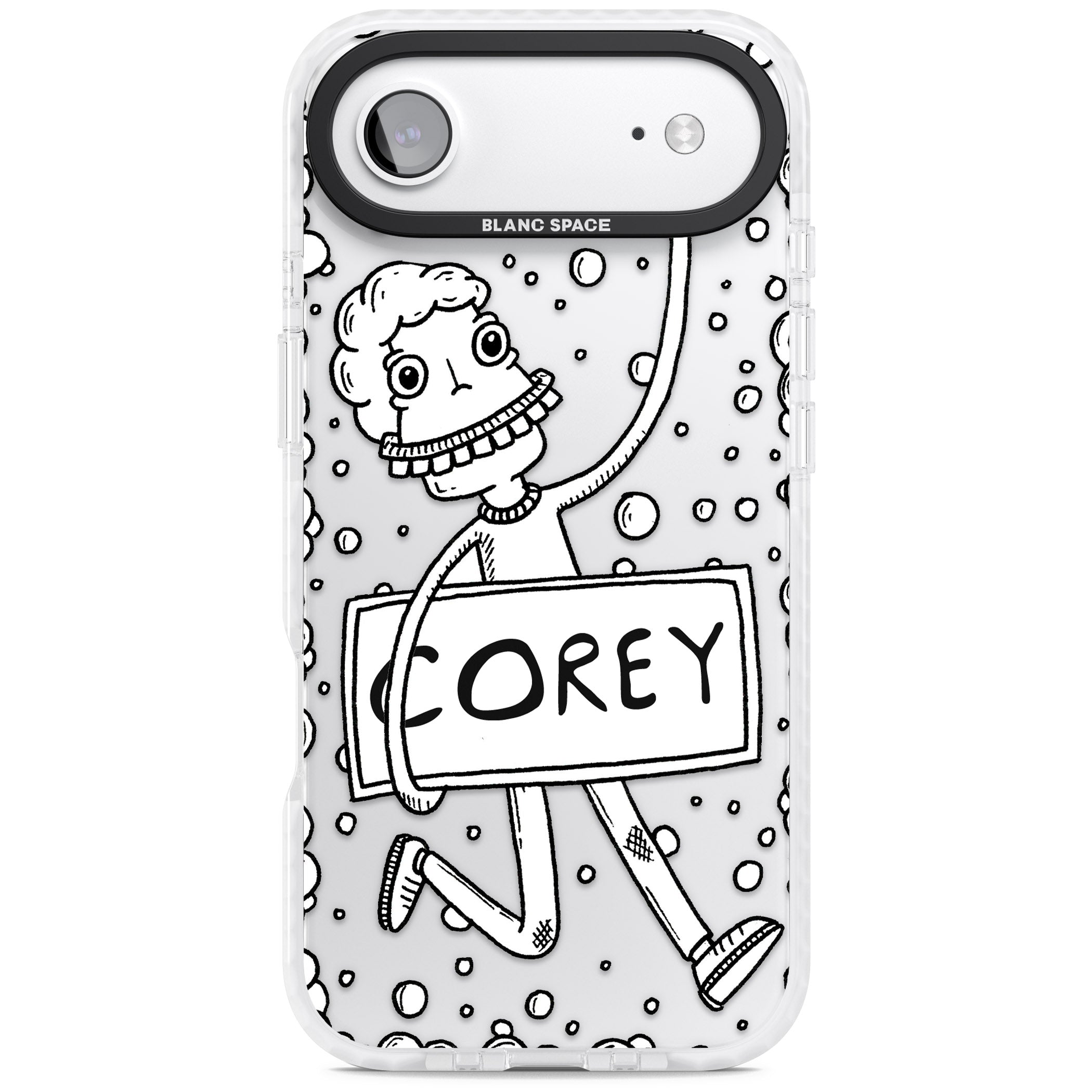 Personalised Banner Boy iPhone 17 Air Impact Clear Phone Case