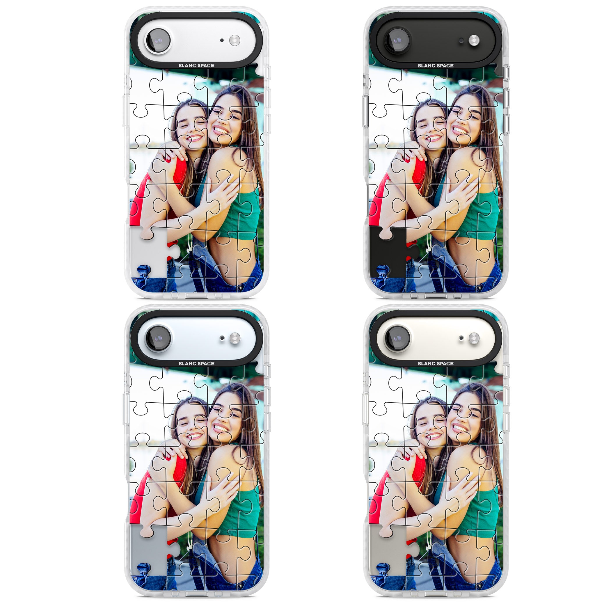 Personalised Jigsaw Puzzle Photo iPhone 17 Air Impact Clear Phone Case APT Impact Protection