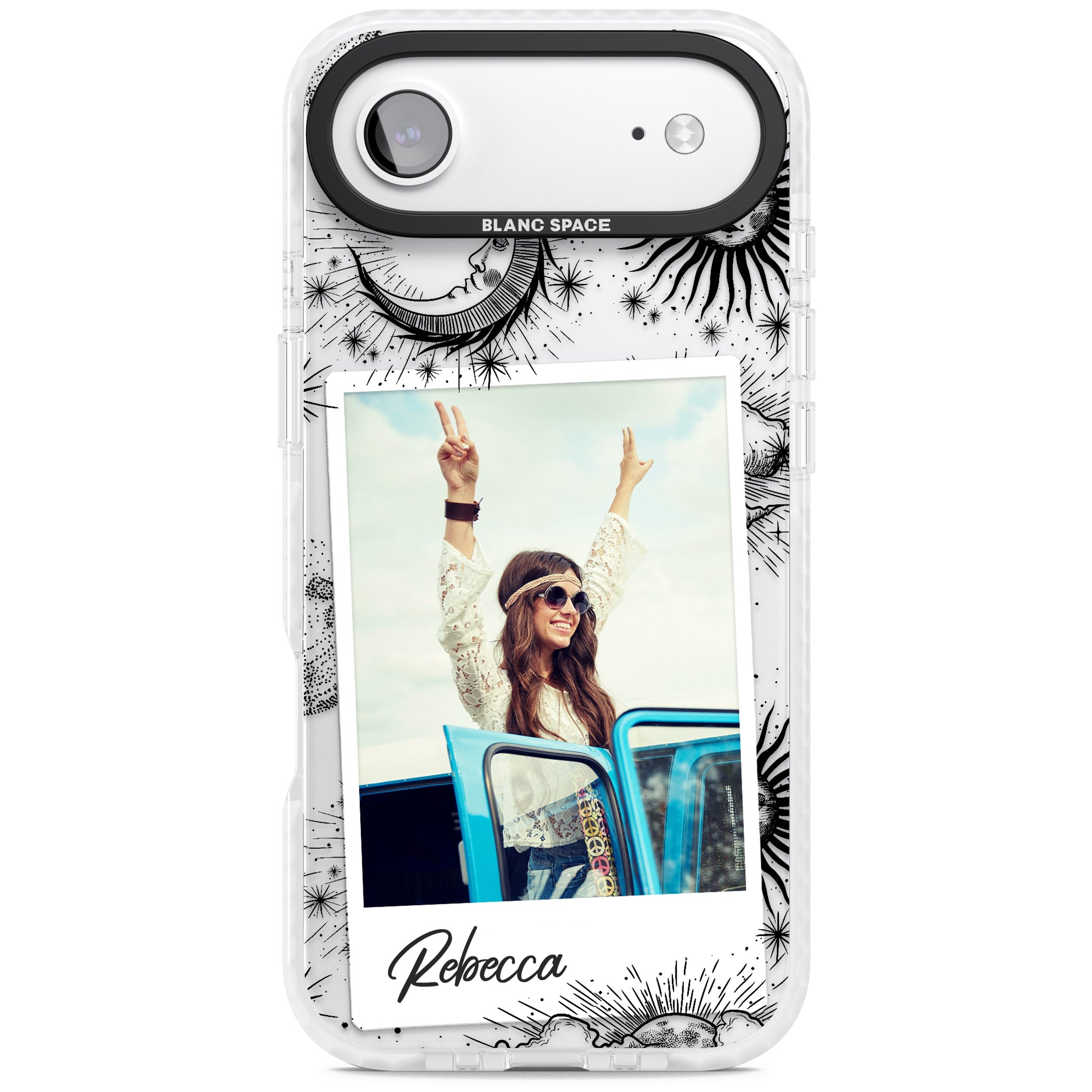 Personalised Astrology Instant Photo iPhone 17 Air Impact Clear Phone Case