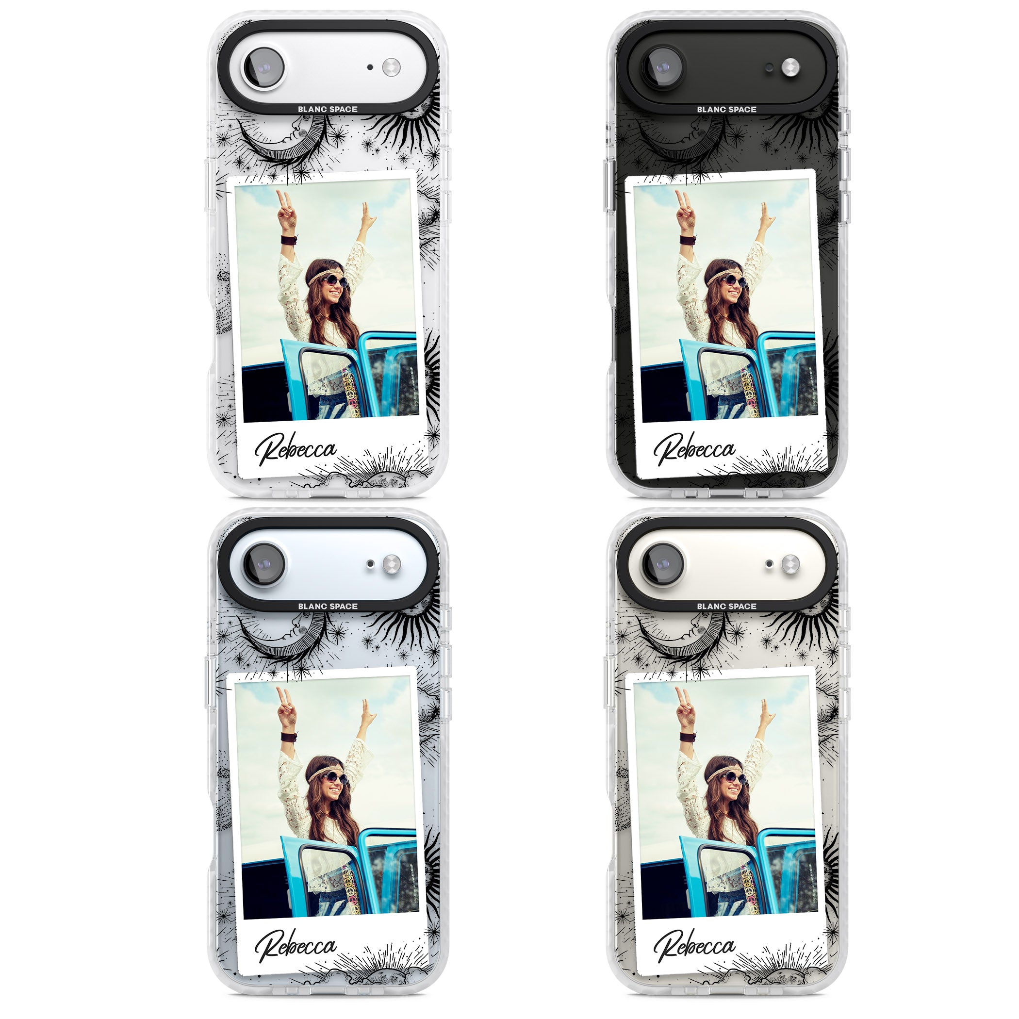 Personalised Astrology Instant Photo iPhone 17 Air Impact Clear Phone Case APT Impact Protection