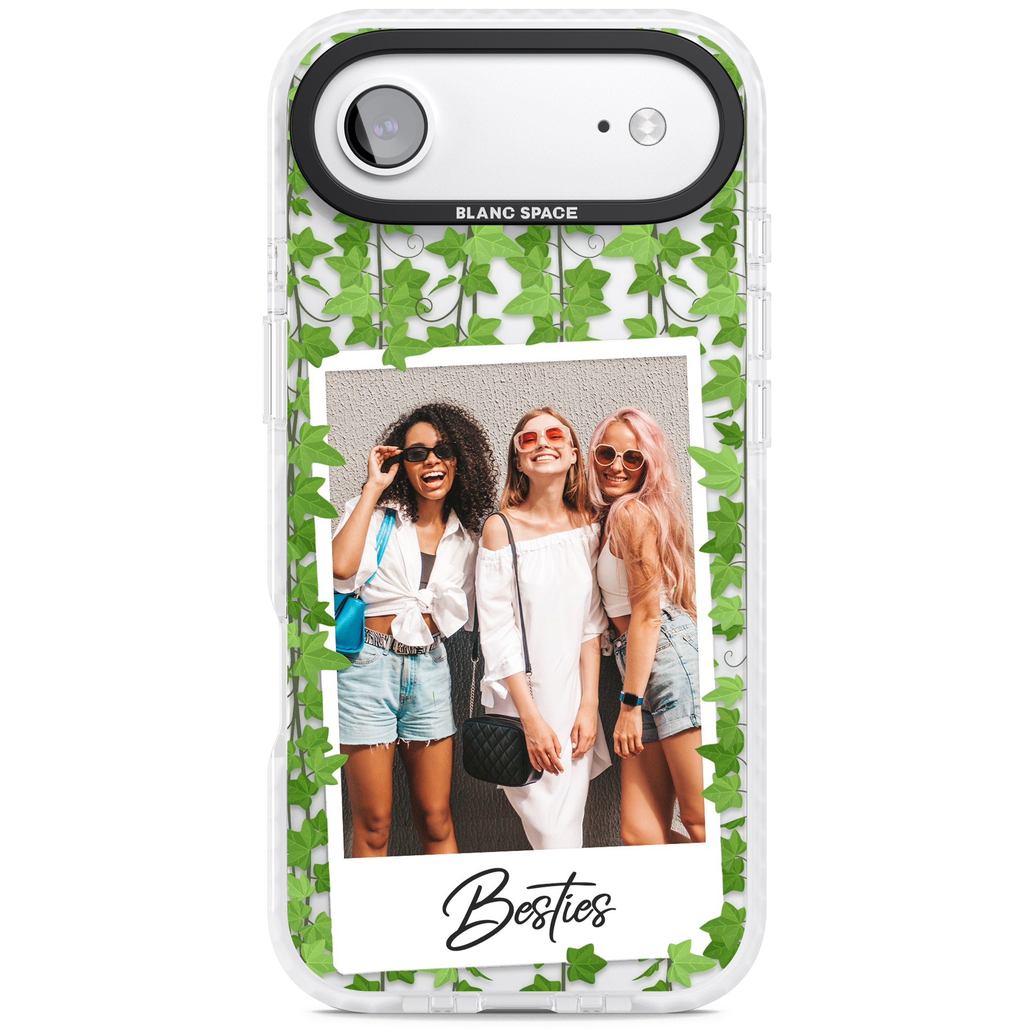 Personalised Ivy Vine Instant Photo iPhone 17 Air Impact Clear Phone Case