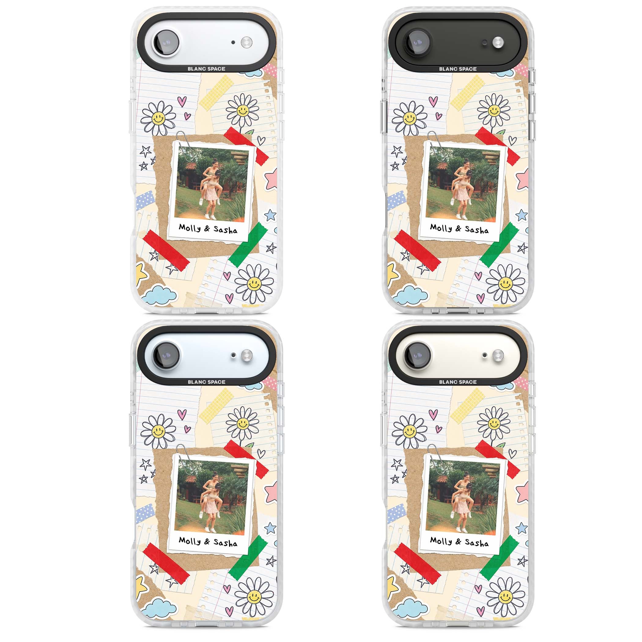 Scrapbook Photo coquette iPhone case | Black Impact case for iPhone Air