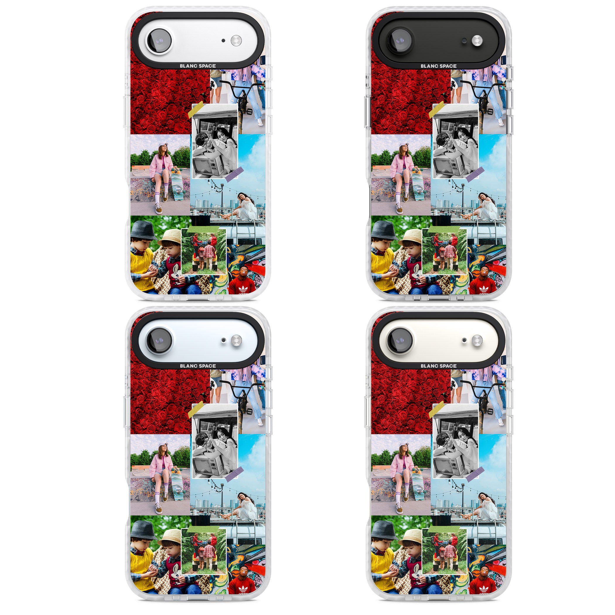 Personalised Photo Collage iPhone 17 Air Impact Clear Phone Case APT Impact Protection