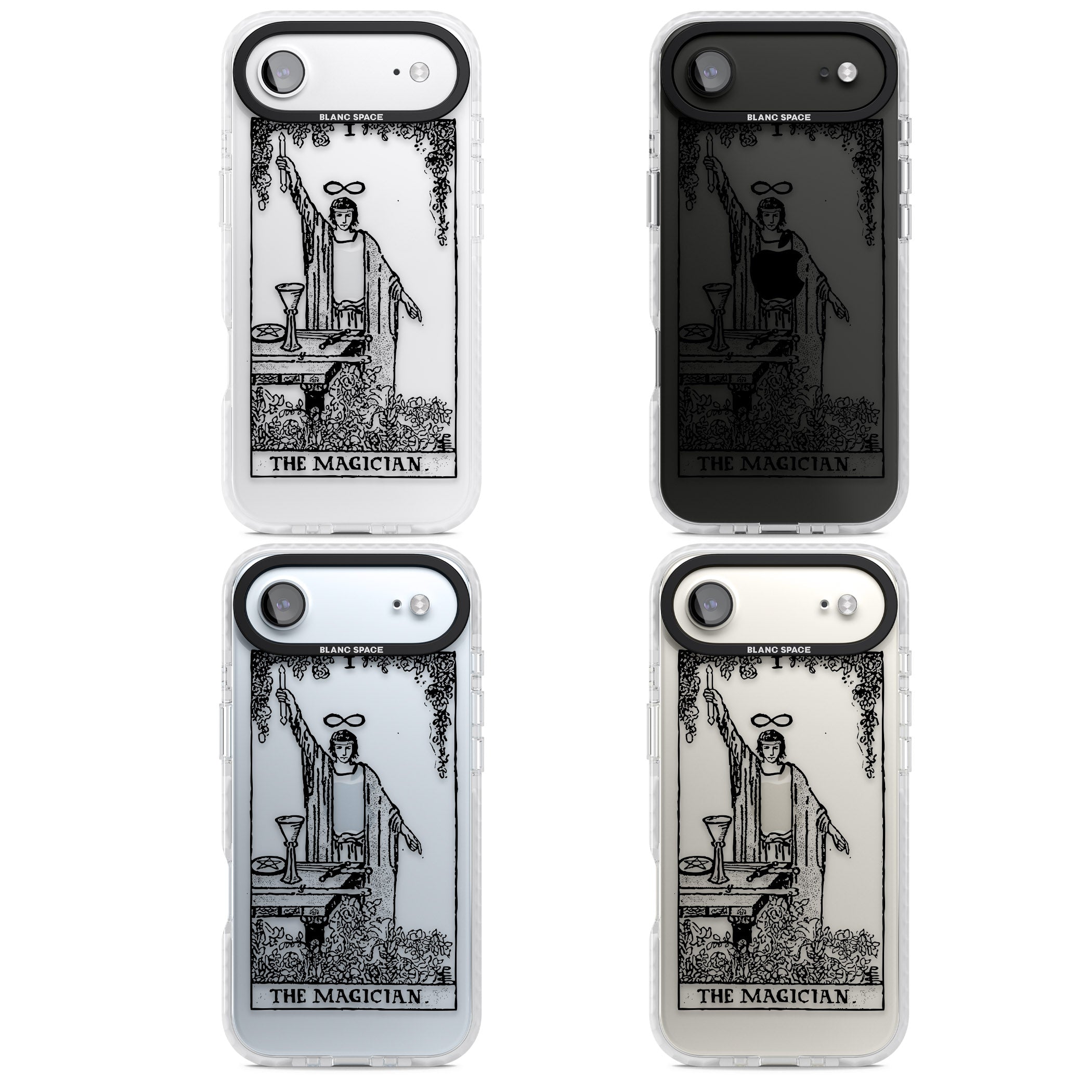 Personalised The Magician Tarot Transparent iPhone 17 Air Impact Clear Phone Case APT Impact Protection