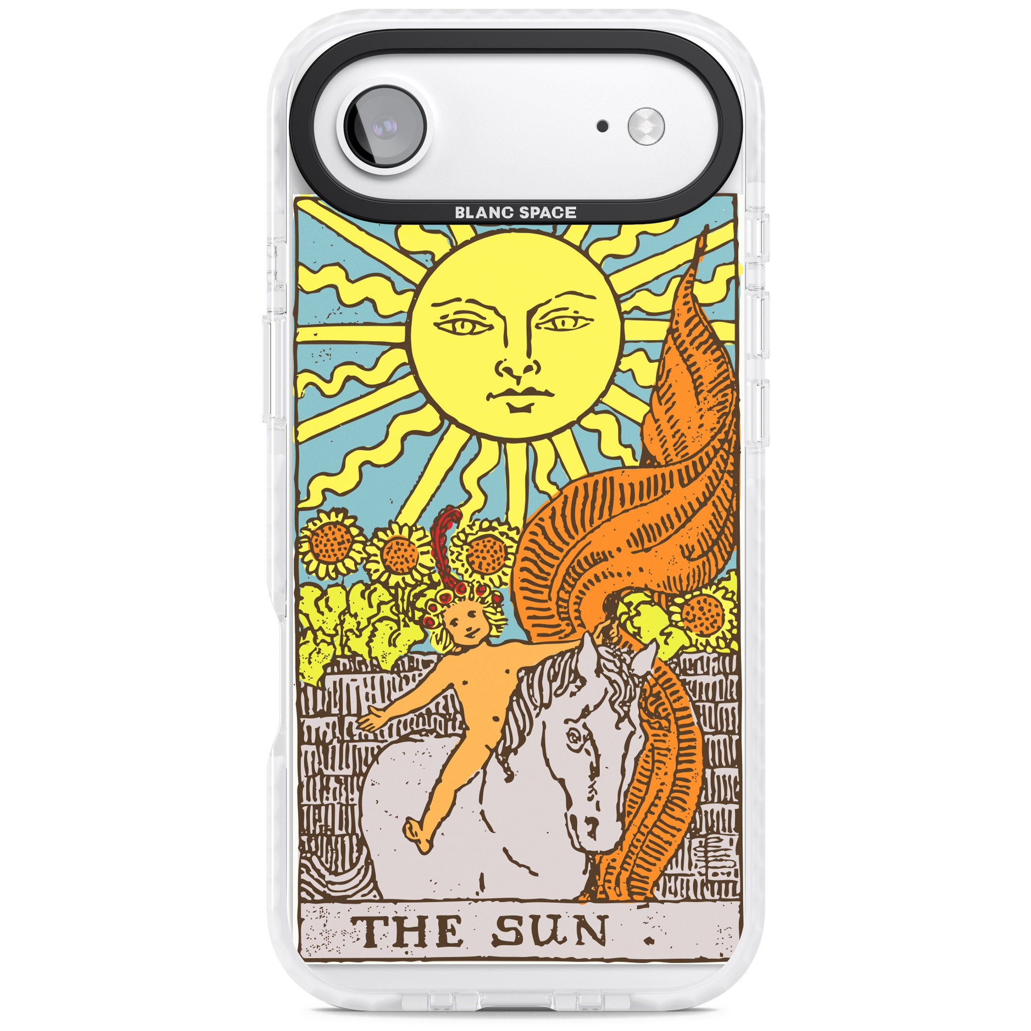 Personalised The Sun Tarot Card (Color) iPhone 17 Air Impact Clear Phone Case