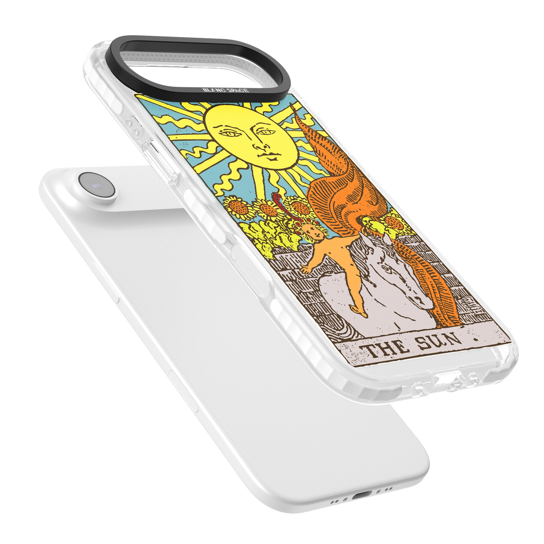 Personalised The Sun Tarot Card (Color) iPhone 17 Air Impact Clear Phone Case Colours