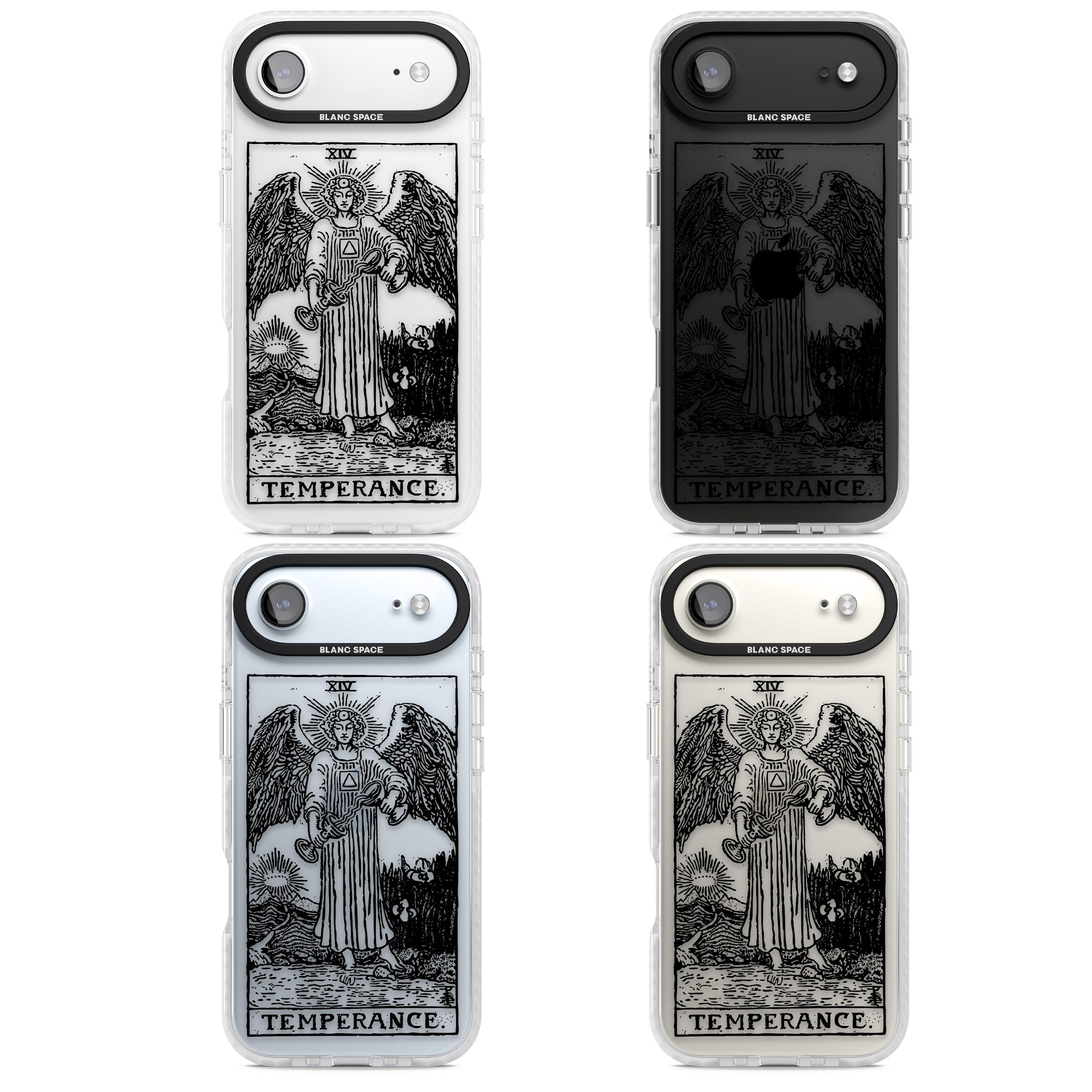 Personalised Temperance Tarot Card (Clear) iPhone 17 Air Impact Clear Phone Case APT Impact Protection