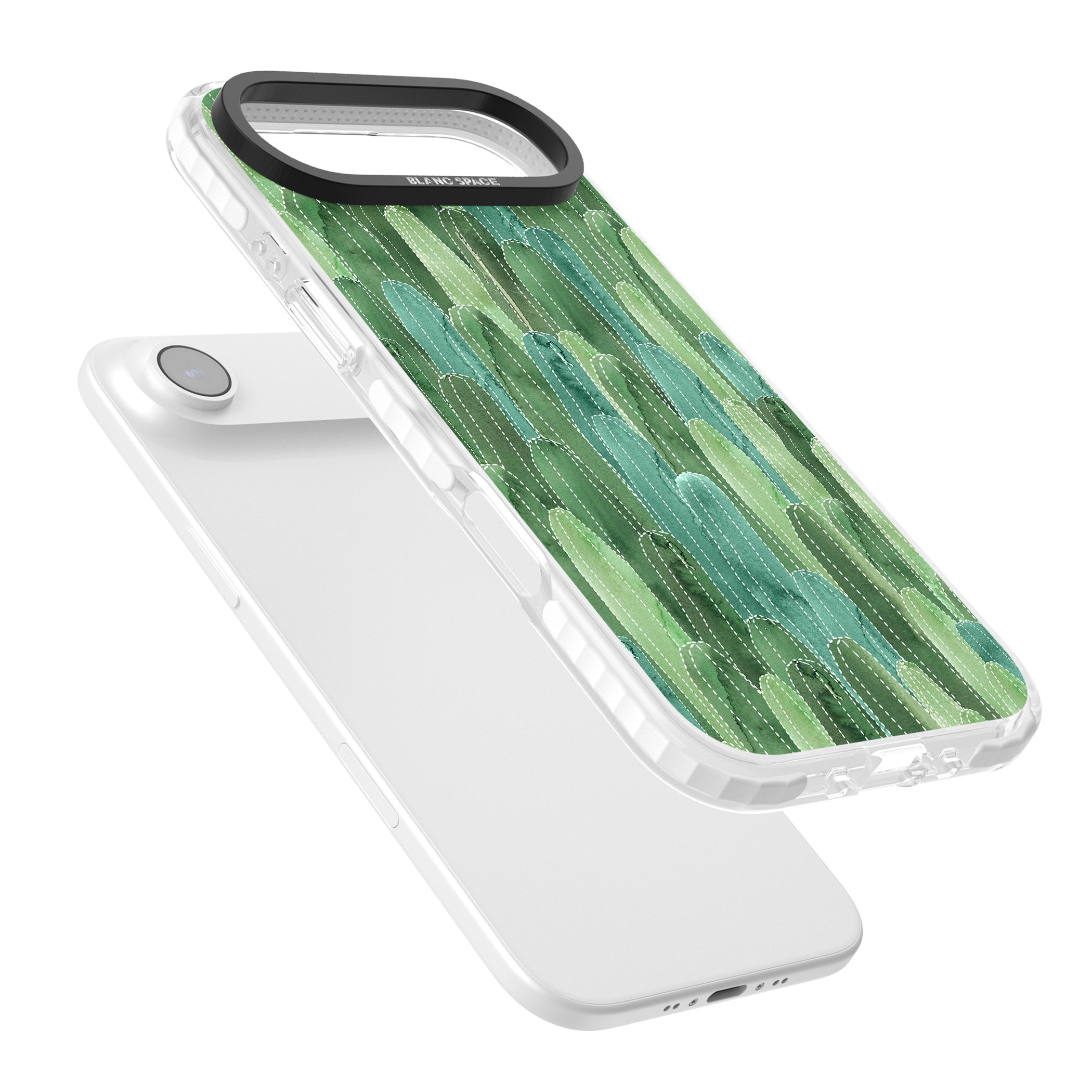 Skinny Cacti iPhone 17 Air Impact Clear Phone Case Colours