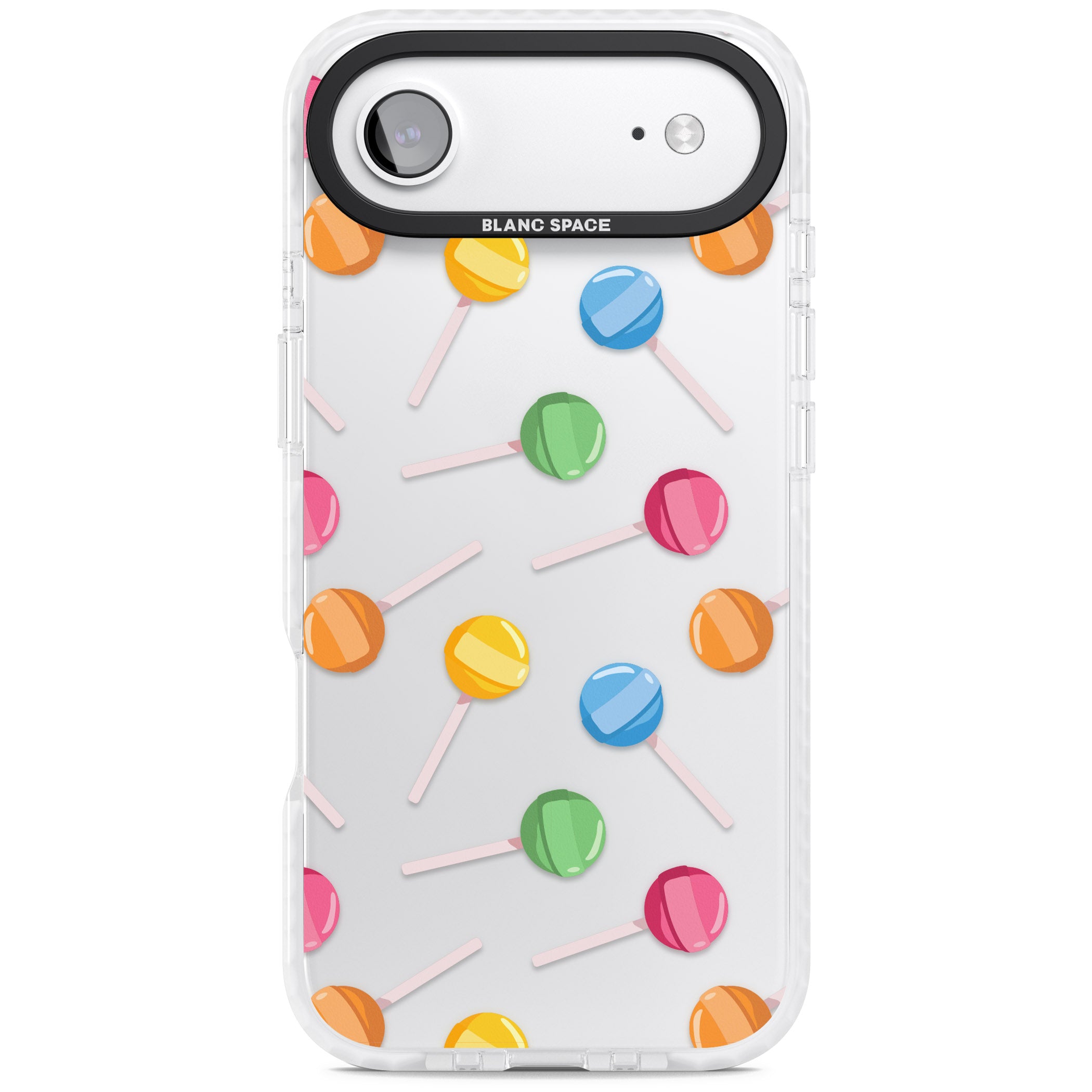 Lollipop Pattern iPhone 17 Air Impact Clear Phone Case