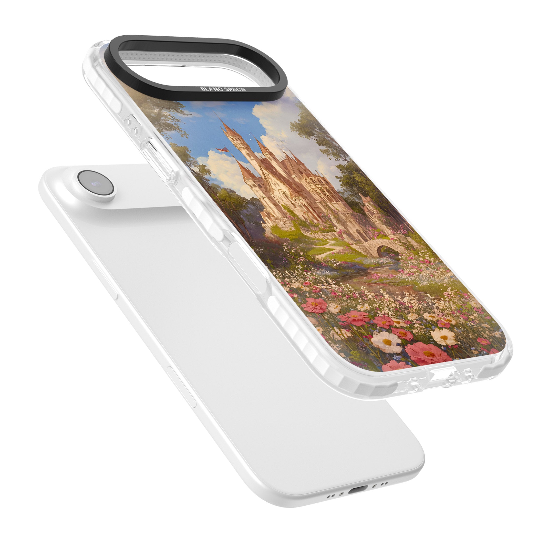 Castle Flower Fields iPhone 17 Air Impact Clear Phone Case Colours