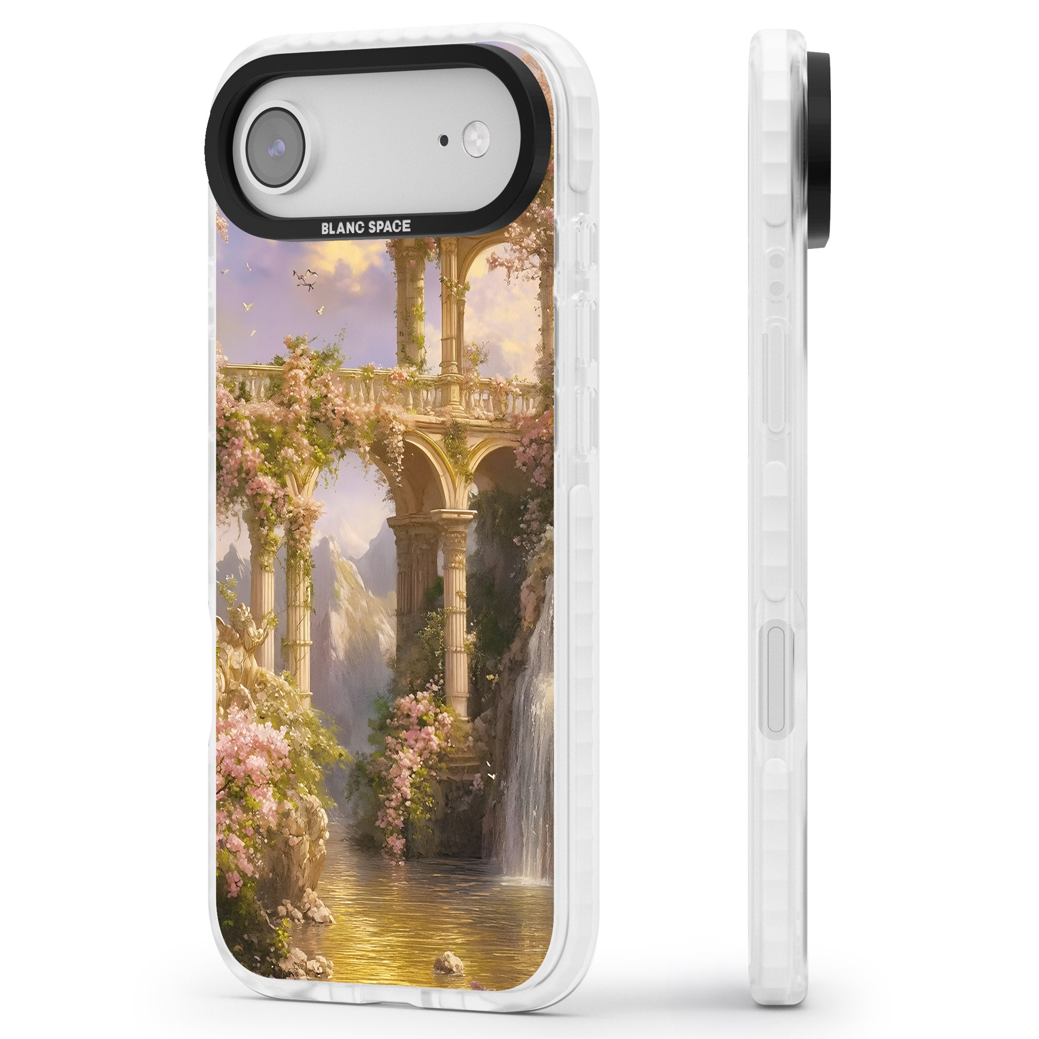 Castle River iPhone 17 Air Impact Clear Phone Case Side Profile