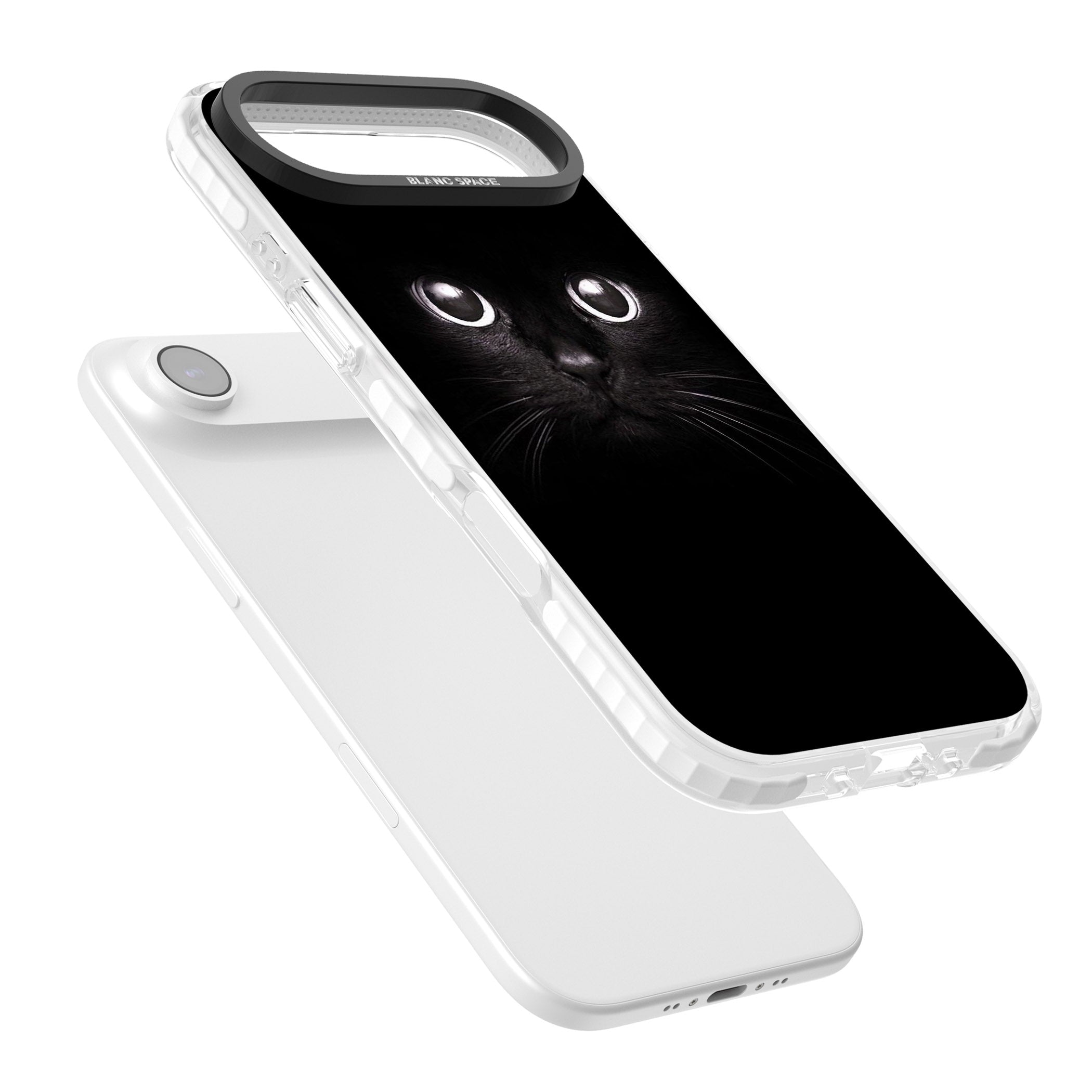 Black Cat iPhone 17 Air Impact Clear Phone Case Colours